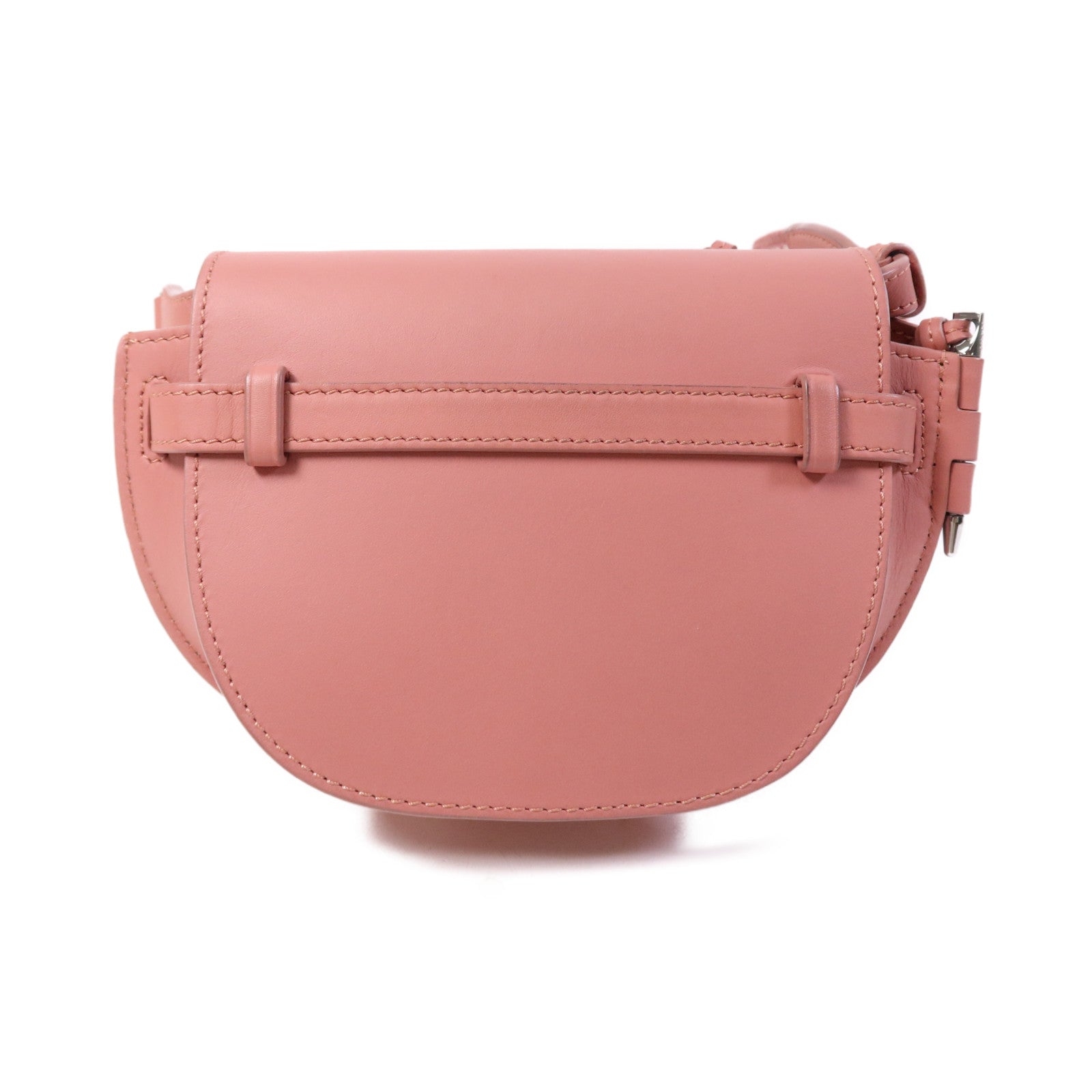 LOEWE 牛皮皮革Mini Gate Dual銀扣肩背袋