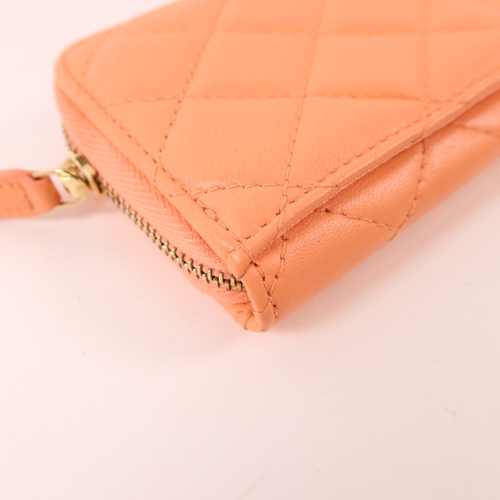 CHANEL 羊皮皮革Card Case金扣卡片套