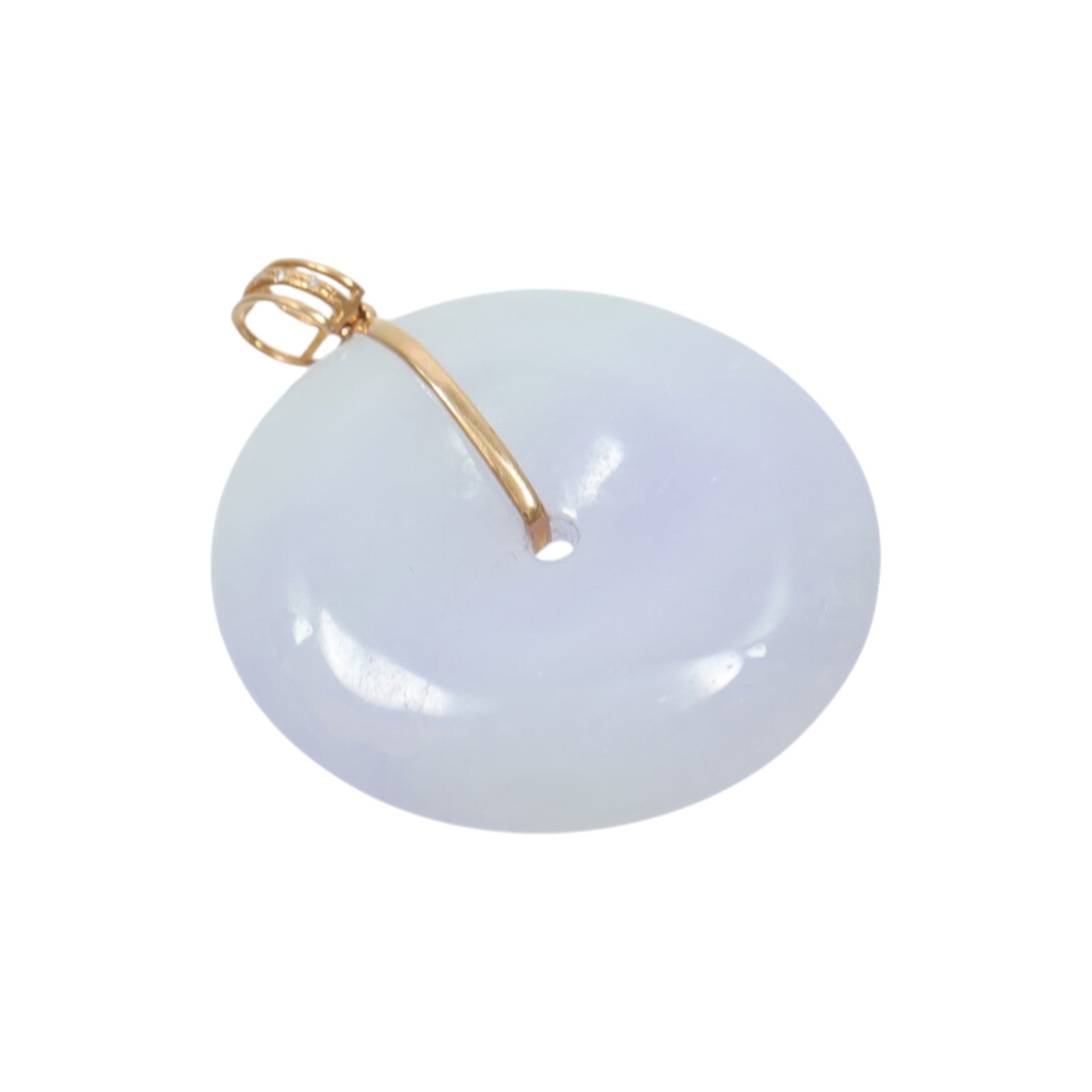 JEWELRY 18K玫瑰金Jade Pendant翡翠吊墜
