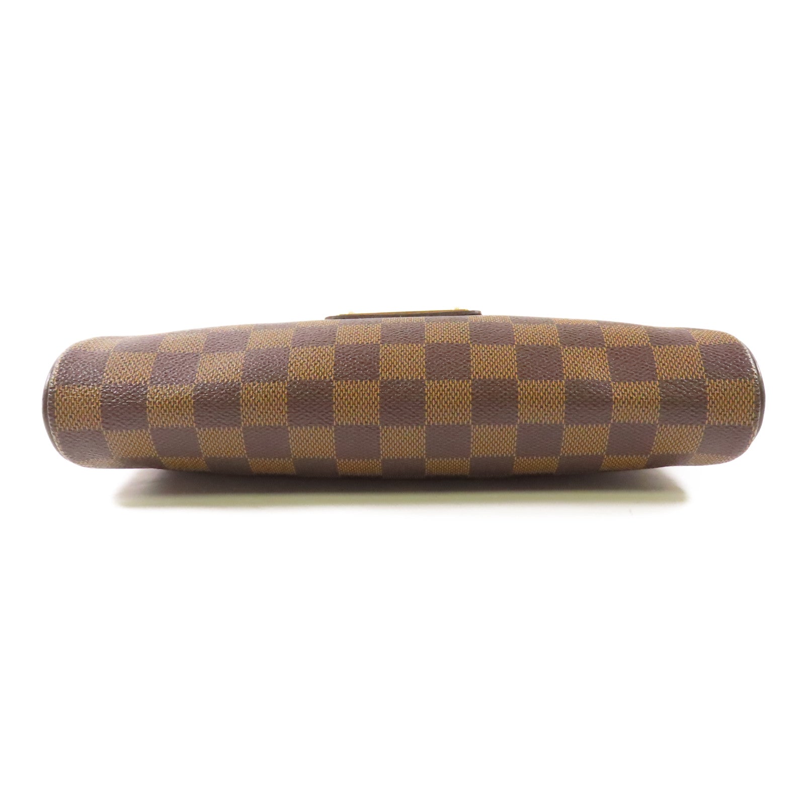 LOUIS VUITTON Damier Eva金扣手挽肩背兩用袋棕色
