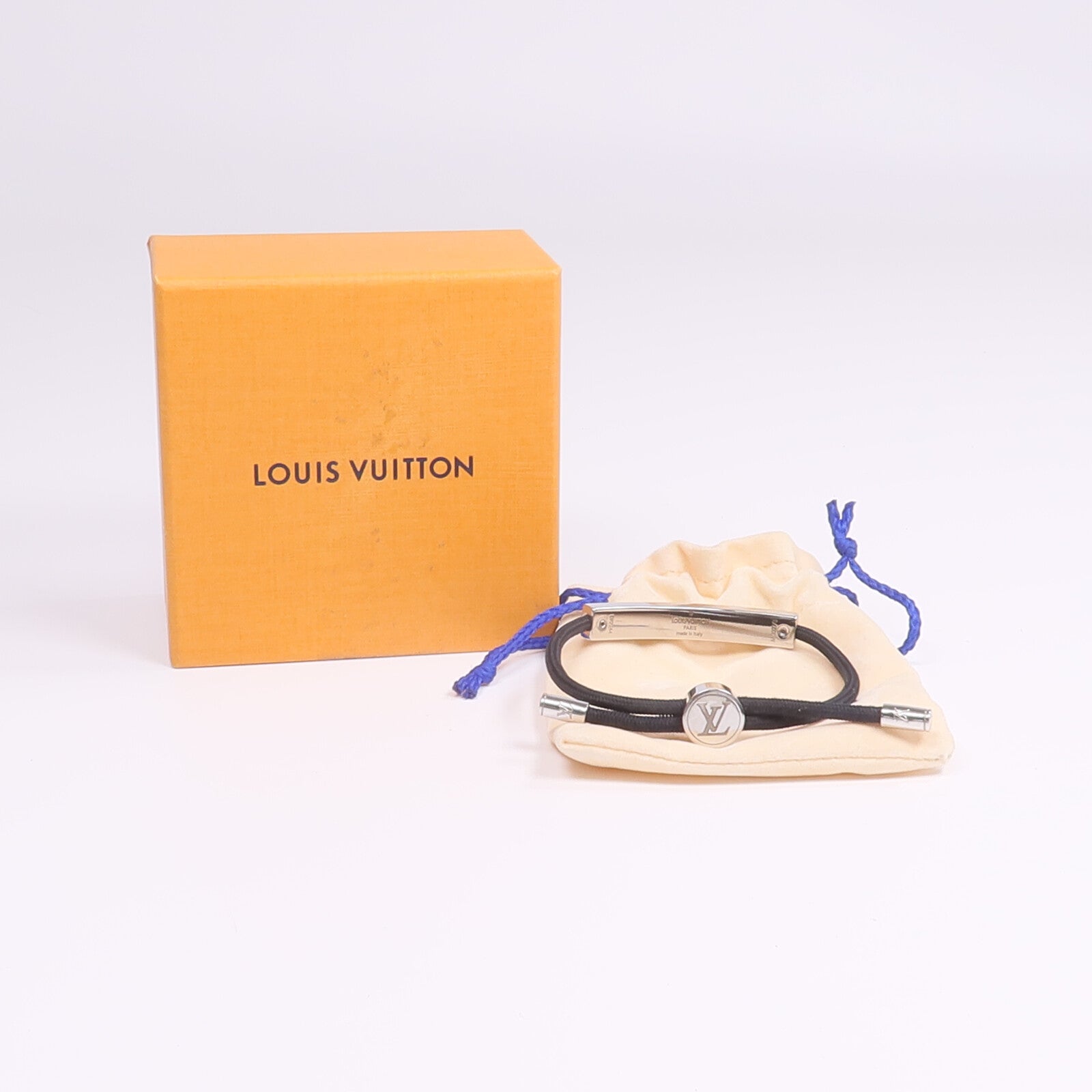 LOUIS VUITTON 尼龍/不鏽鋼Space Bracelet手帶