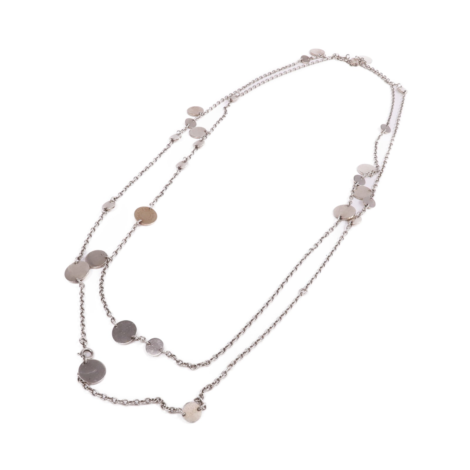 HERMES 18K玫瑰金/925純銀Necklace項鍊
