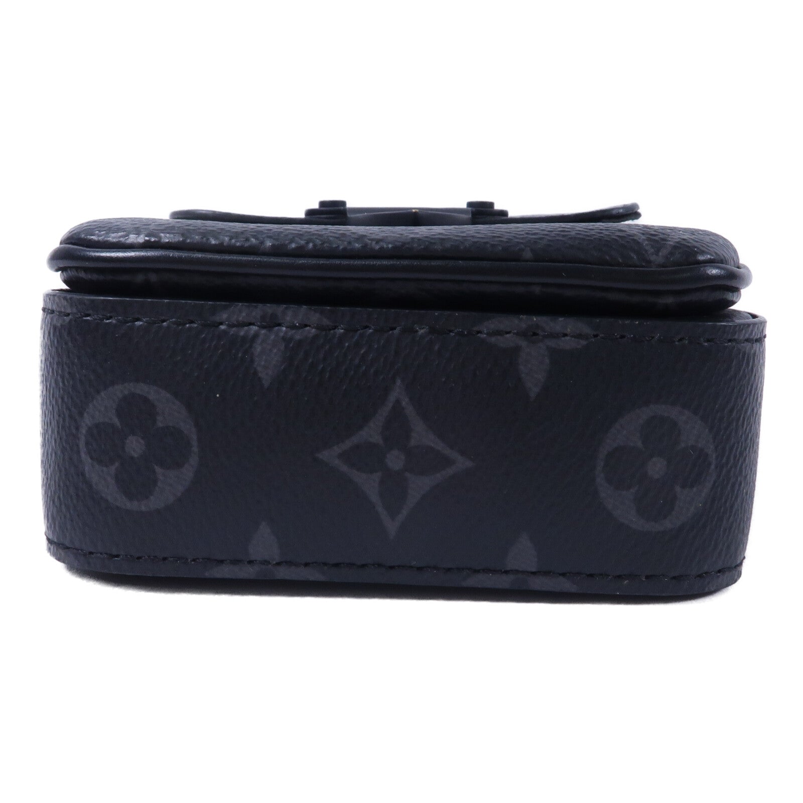 LOUIS VUITTON Monogram Eclipse S-Lock Vertical肩背袋