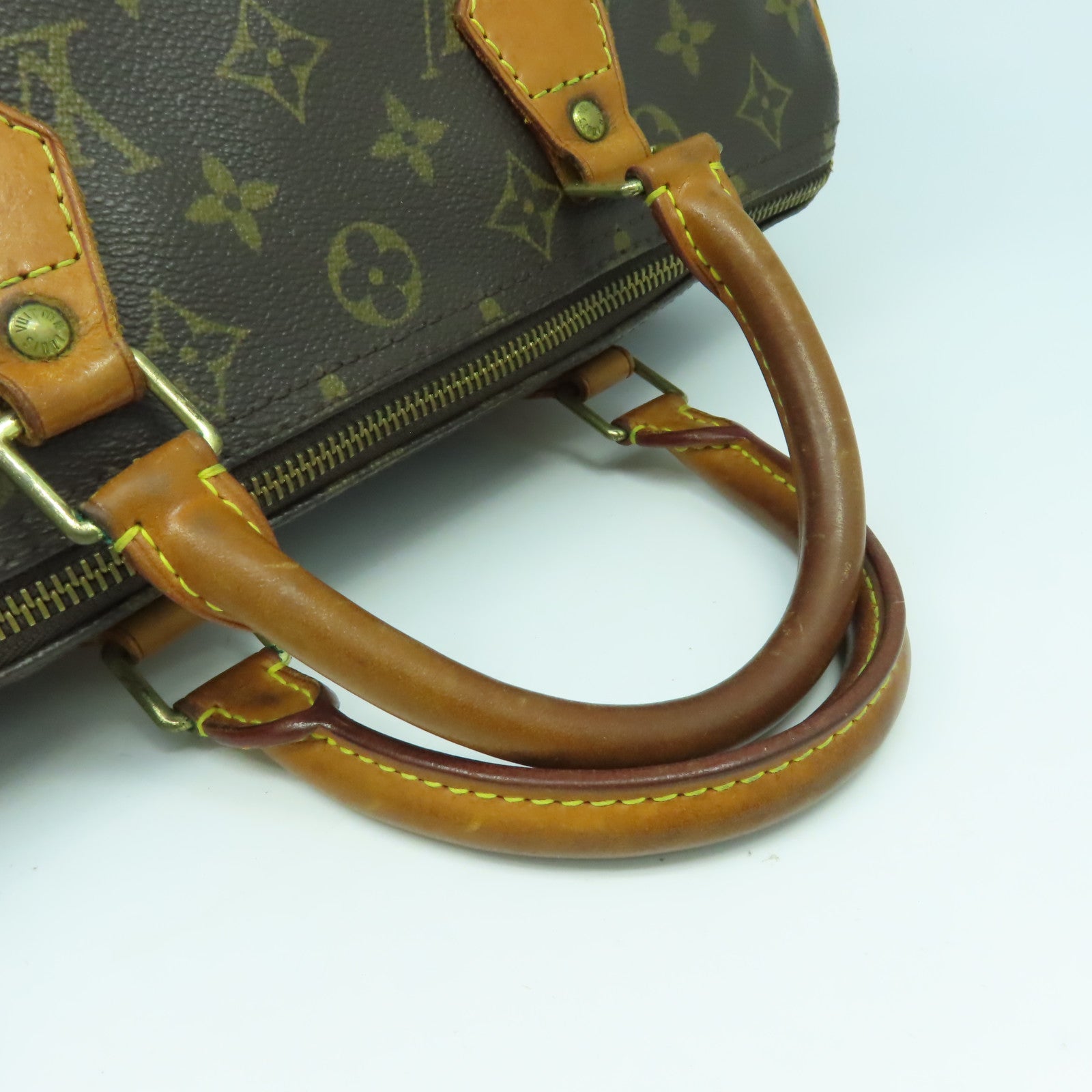 LOUIS VUITTON 【激減優惠】Monogram Speedy 30金扣手挽袋啡色