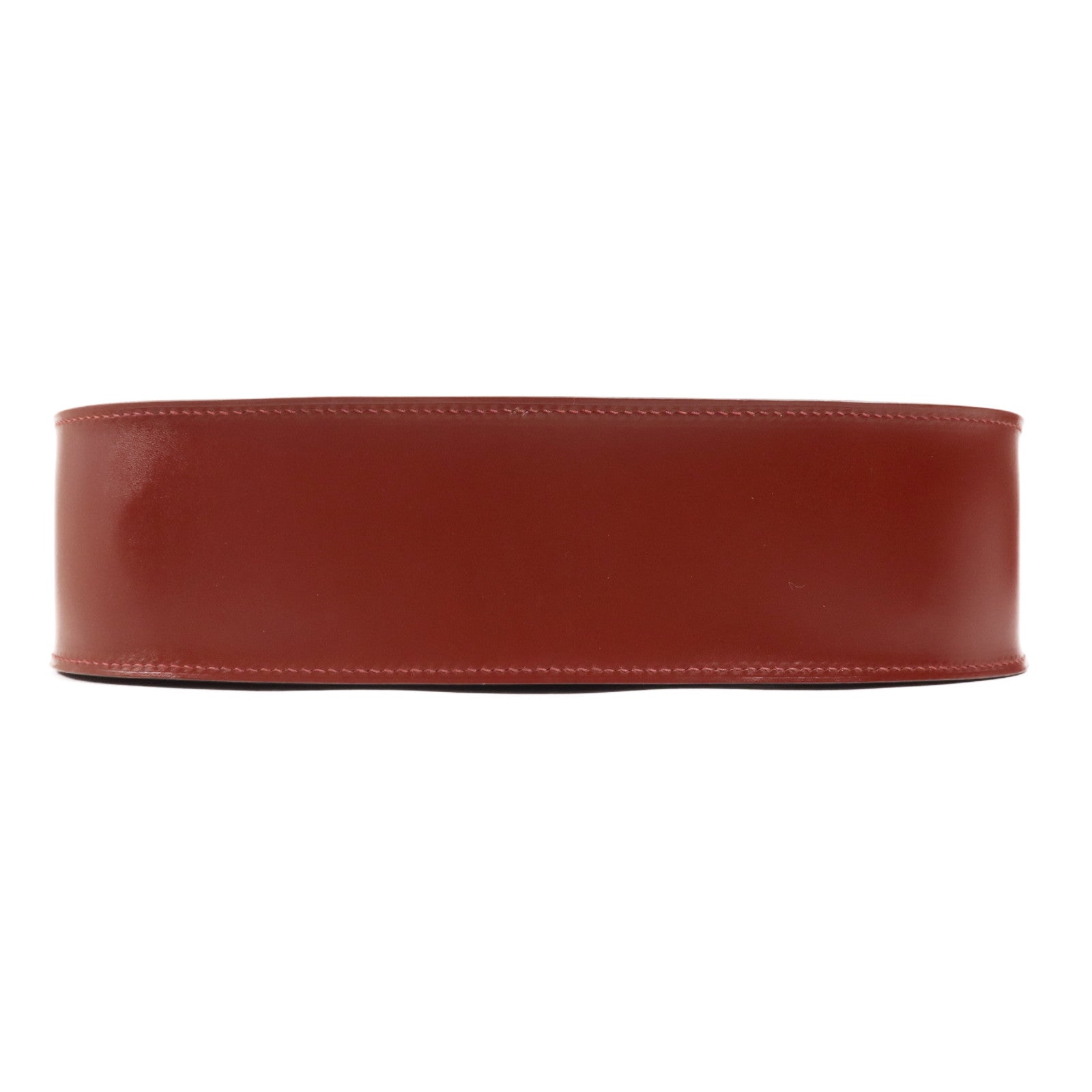 HERMES 【激減優惠】Vache Hunter皮革Evelyne Sellier 29銀扣肩背袋Rouge H
