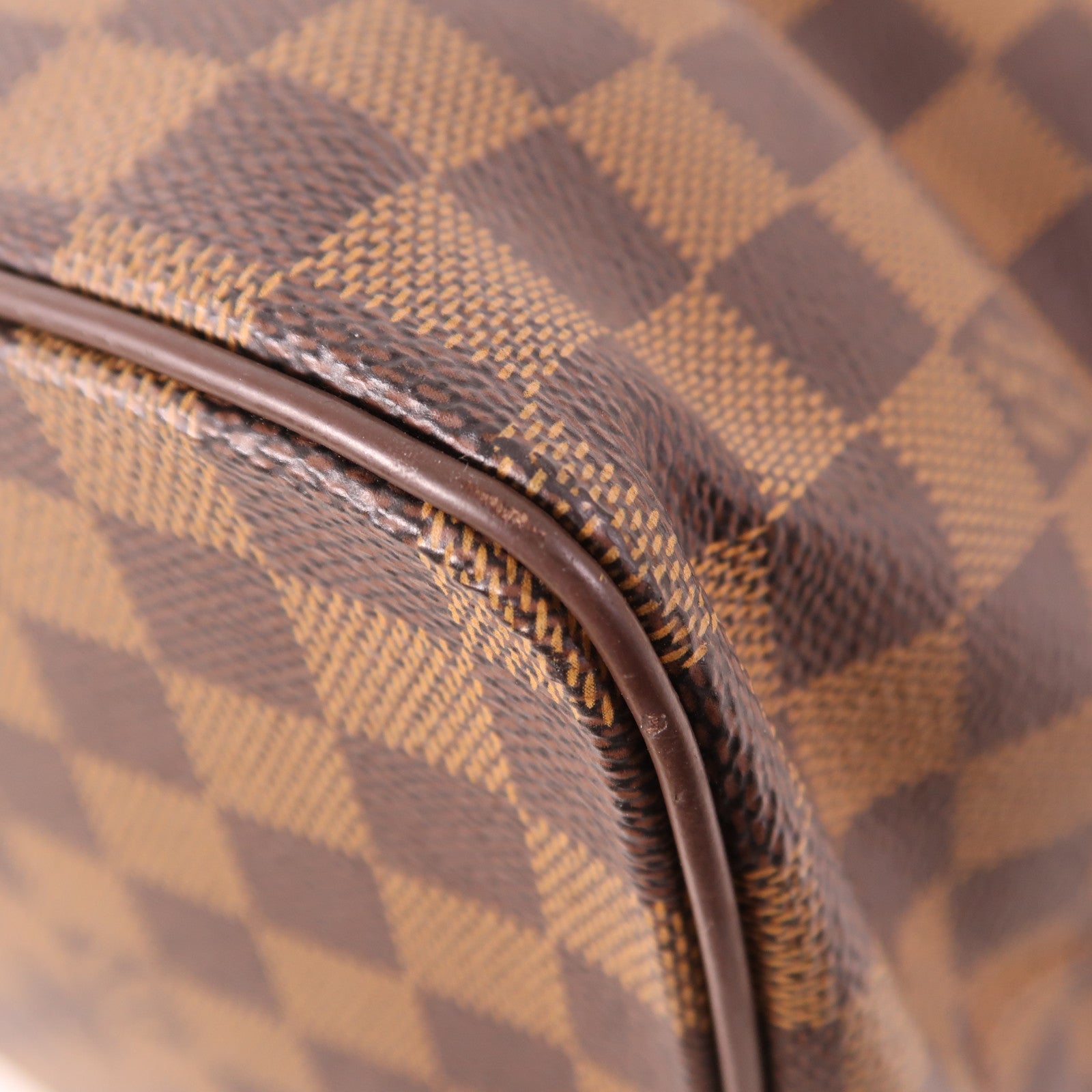 LOUIS VUITTON Damier Saleya MM金扣肩背袋/手挽袋