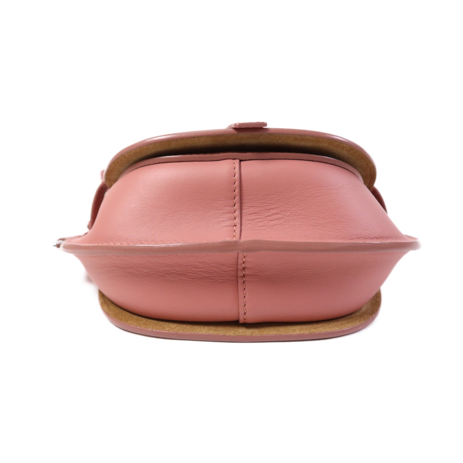 LOEWE 牛皮皮革Mini Gate Dual銀扣肩背袋