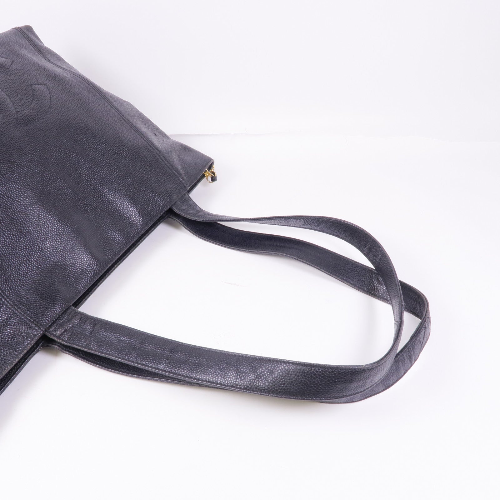 CHANEL 【激減優惠】牛皮皮革Shoulder Tote金扣肩背袋/手挽袋