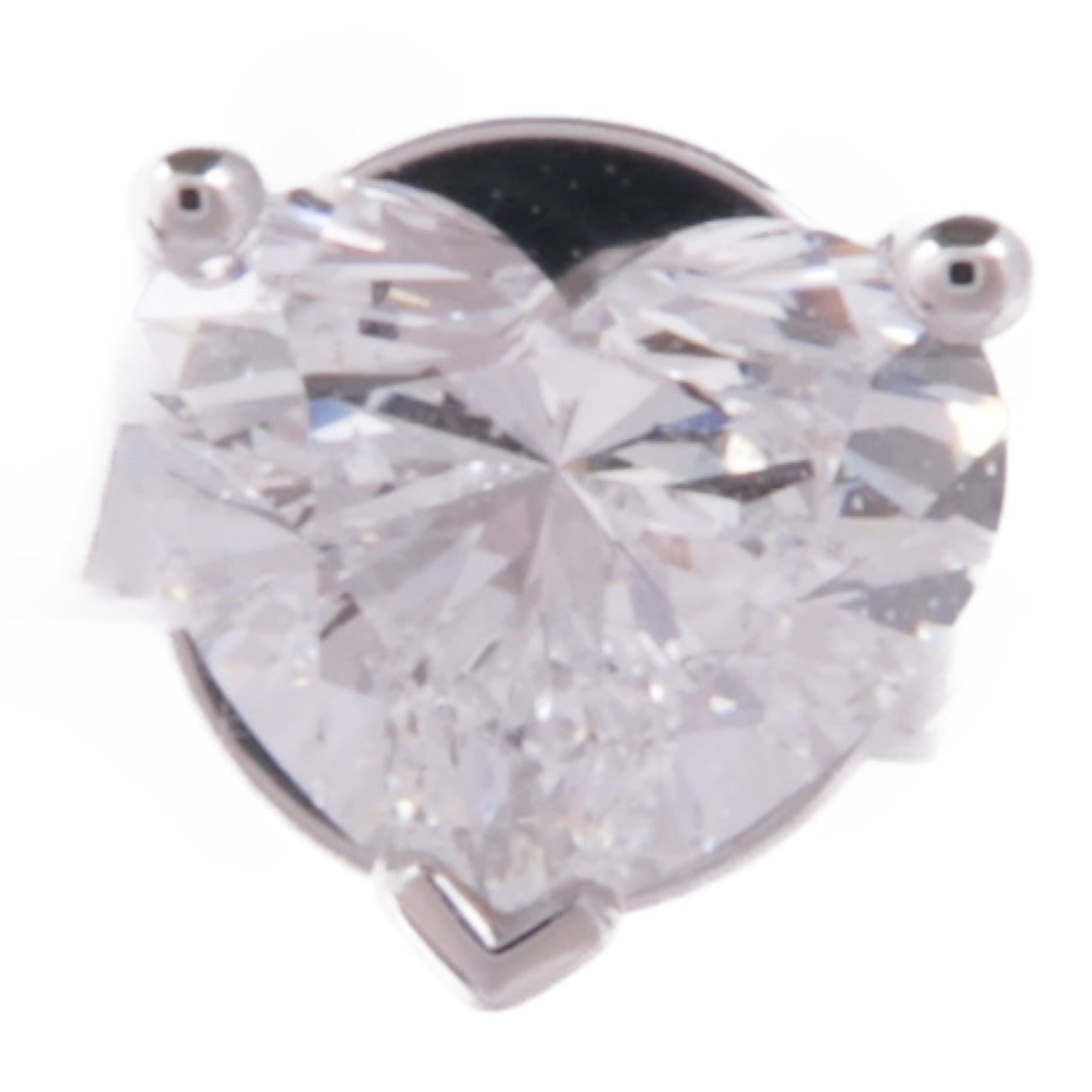 JEWELRY 18K白金Single Diamond Earring鑽石耳環