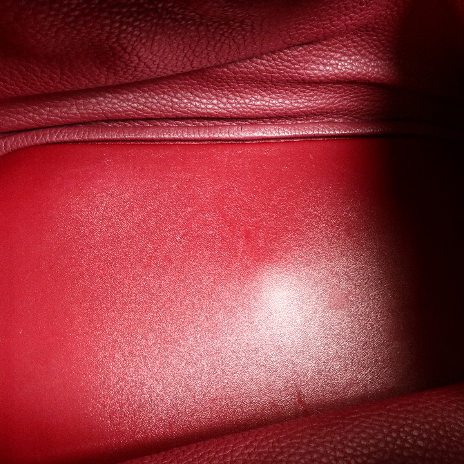 HERMES Clemence皮革Lindy 34手挽肩背兩用袋Rubis