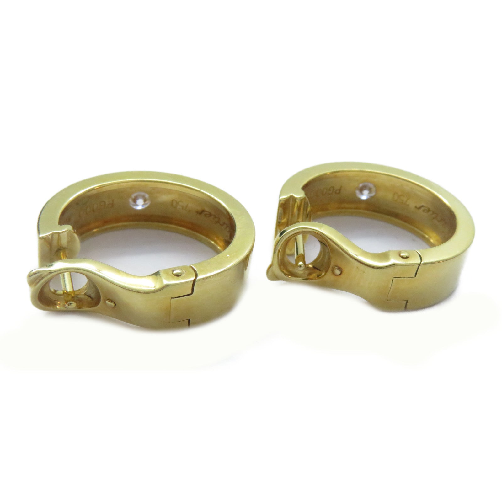 CARTIER 18K金Love Diamond Earrings鑽石耳環