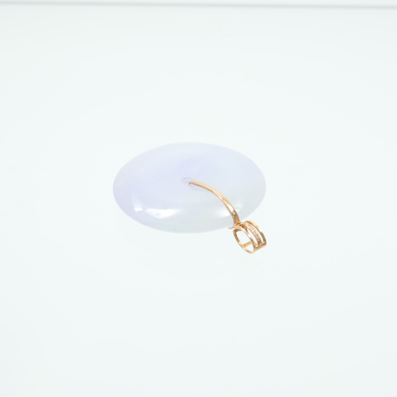 JEWELRY 18K玫瑰金Jade Pendant翡翠吊墜