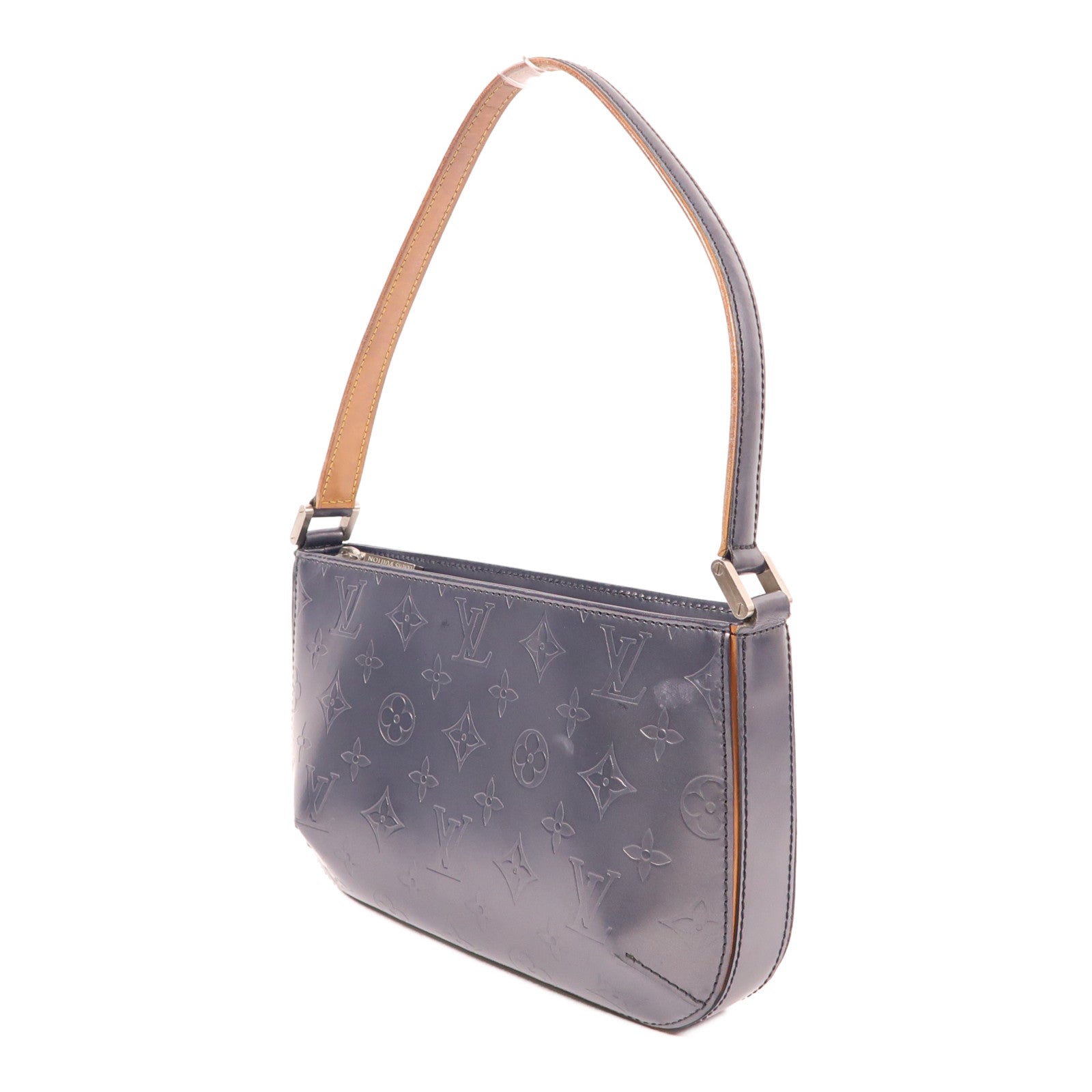 LOUIS VUITTON Monogram Mat Fowler銀扣肩背袋