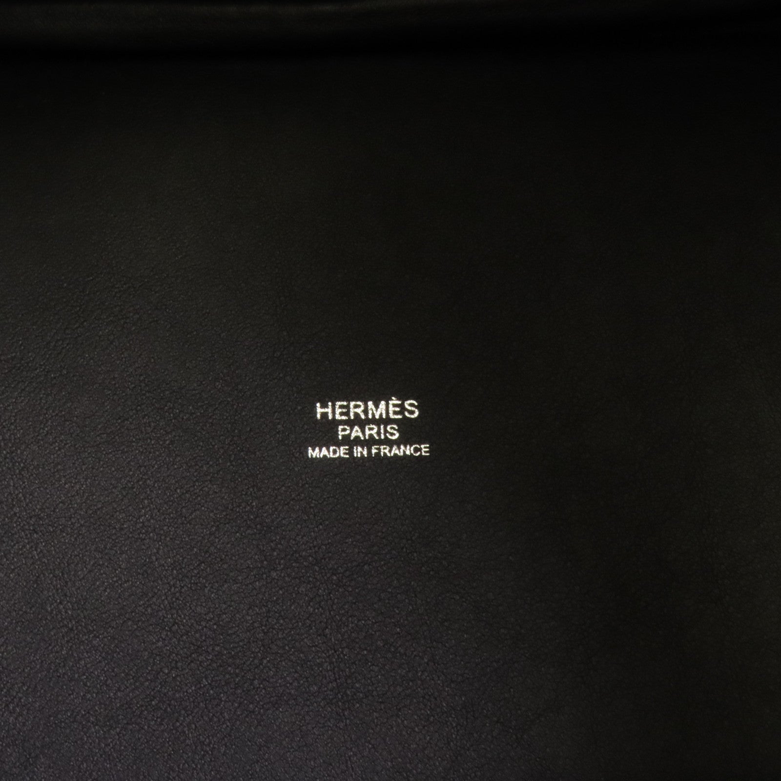 HERMES 帆布Picotin Cago PM銀扣手挽袋Noir
