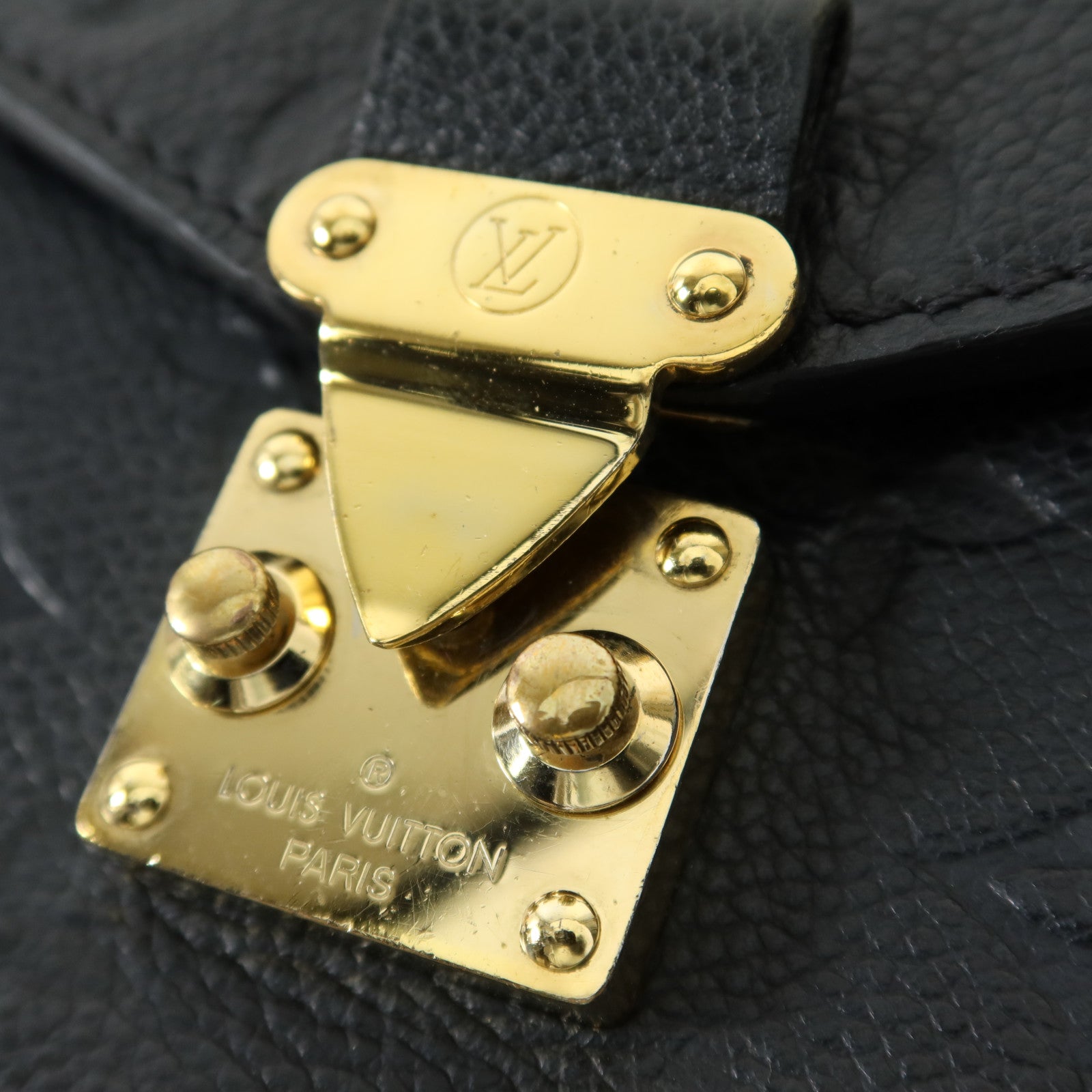 LOUIS VUITTON Monogram Empreinte Pochette Metis金扣手挽肩背兩用袋