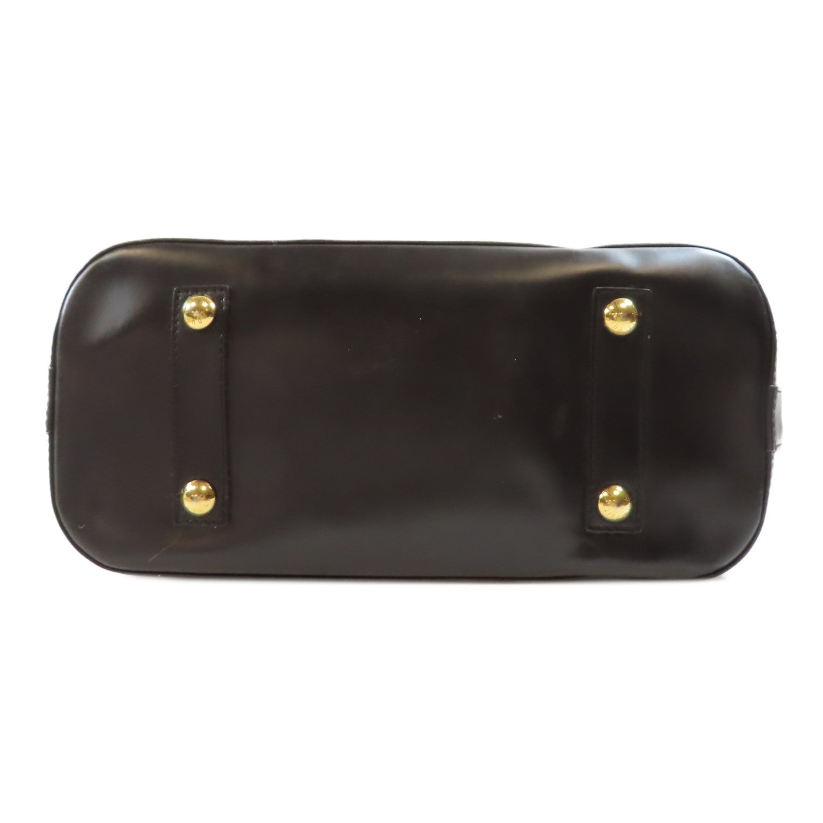 LOUIS VUITTON LV GHW Alma PM 2 Way Shoulder Bag Handbag Lambskin Leather Black