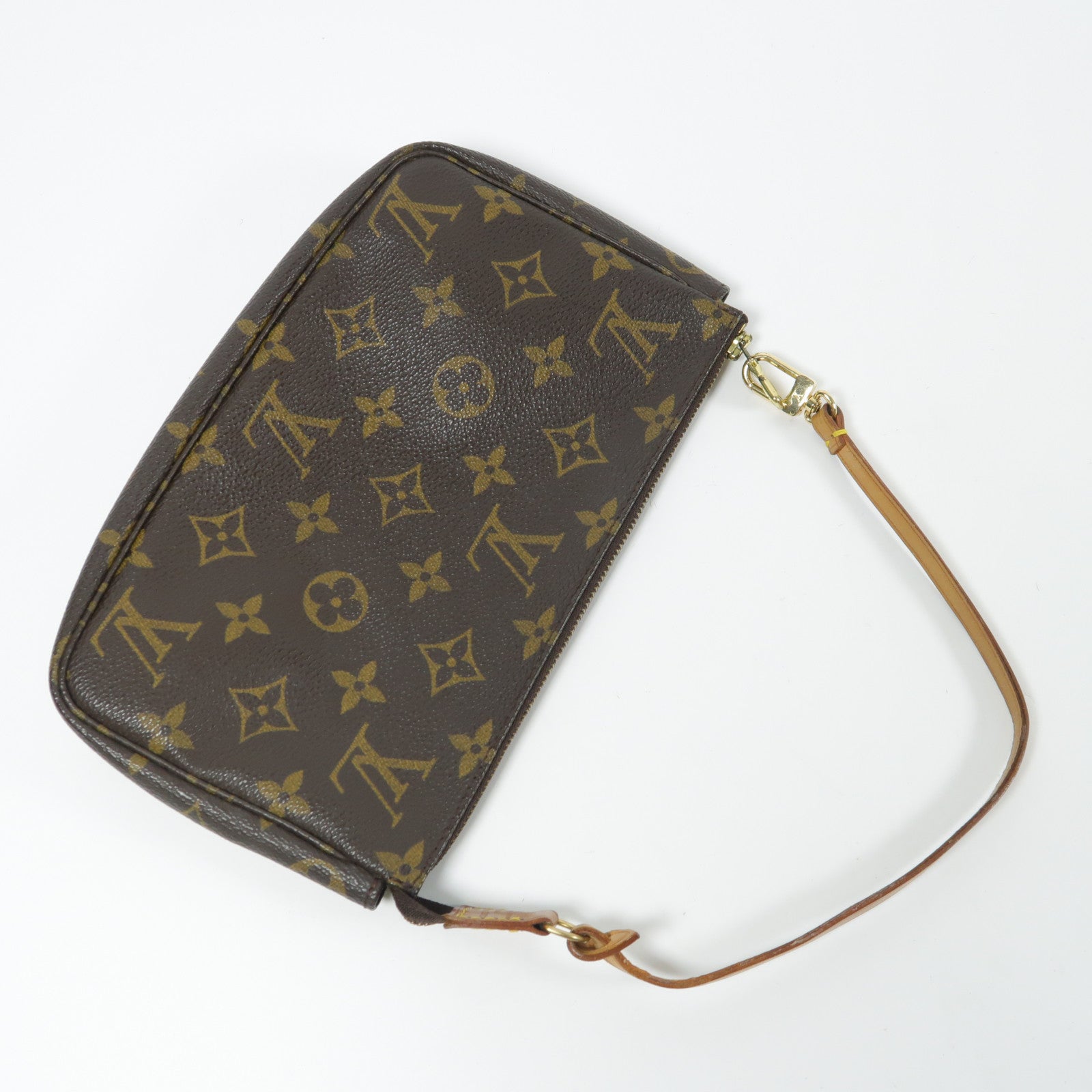 LOUIS VUITTON Monogram Pochette Accessoires金扣手拿包