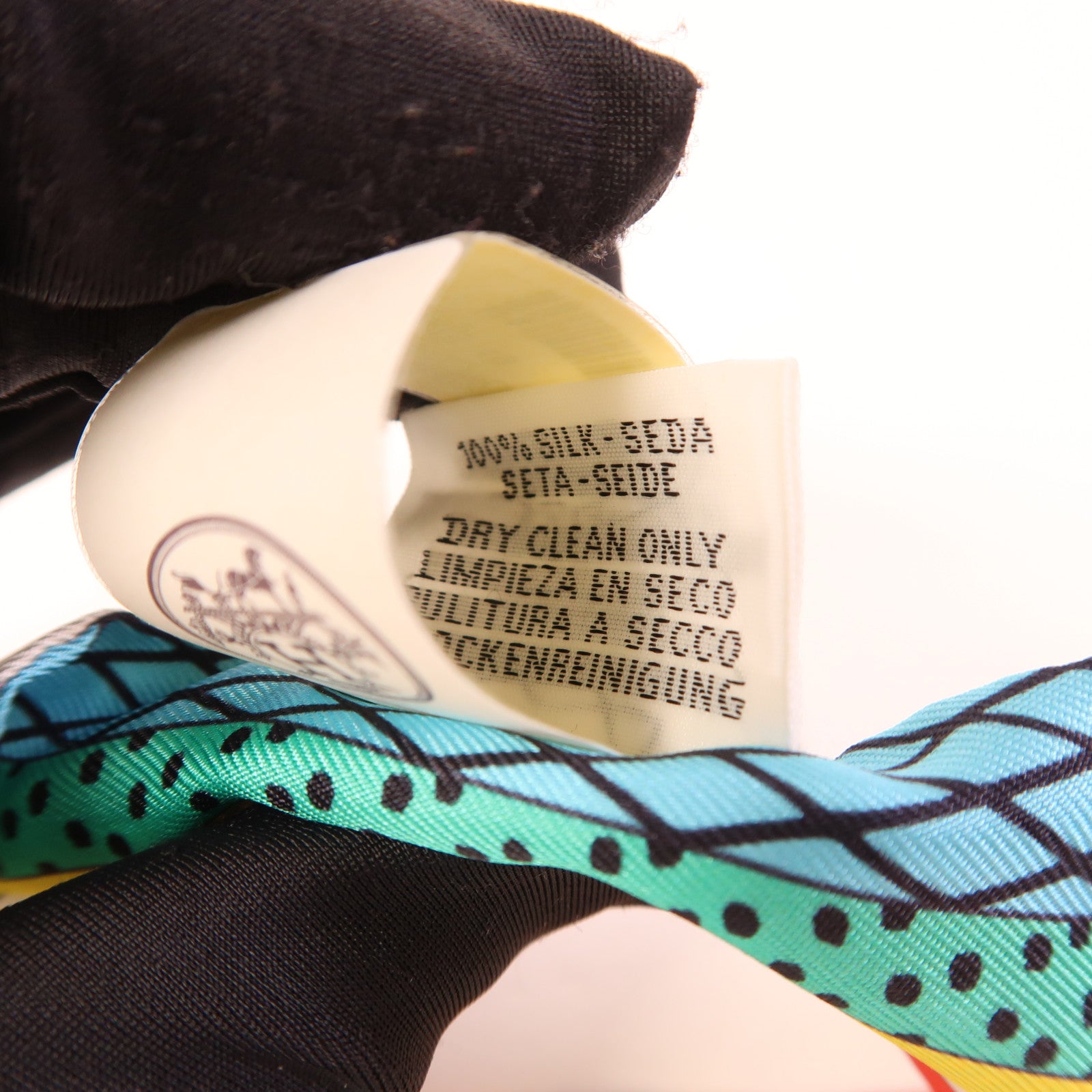 HERMES 絲質Twilly絲巾