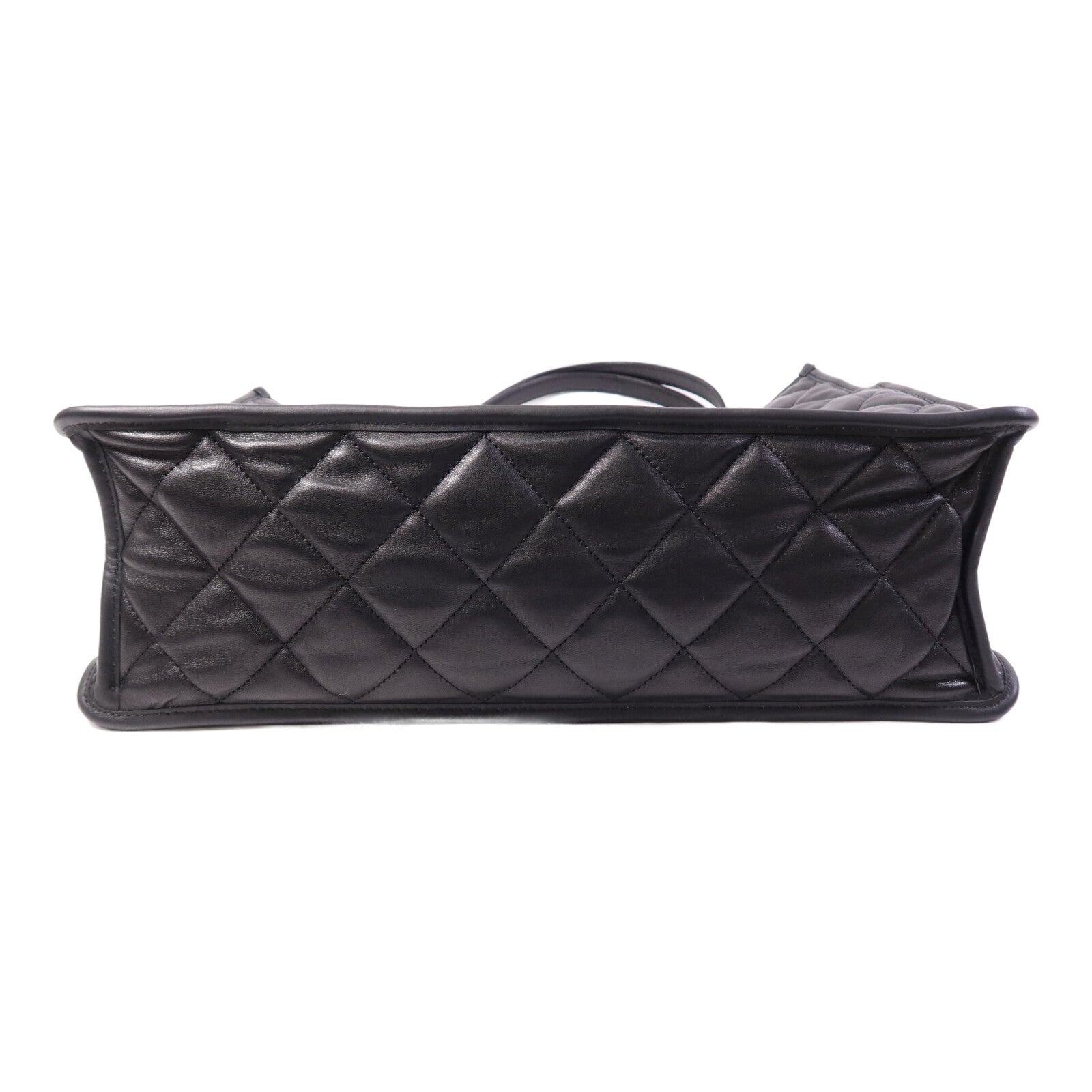 CHANEL 羊皮皮革Tote Bag金扣手挽袋