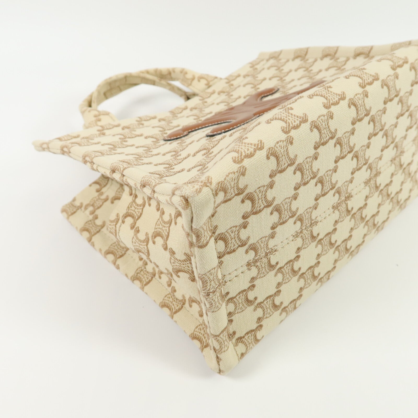 CELINE 帆布Small Cabas Thais手挽肩背兩用袋