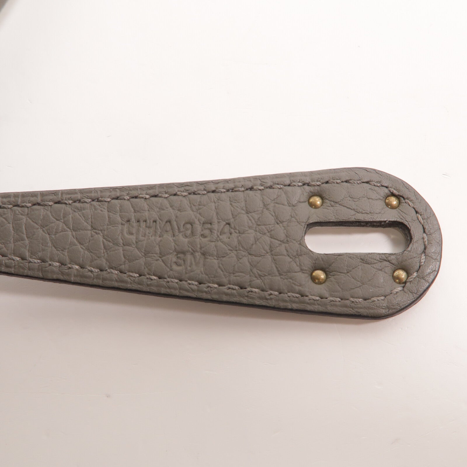 HERMES Clemence皮革Lindy 26手挽肩背兩用袋Gris Meyer