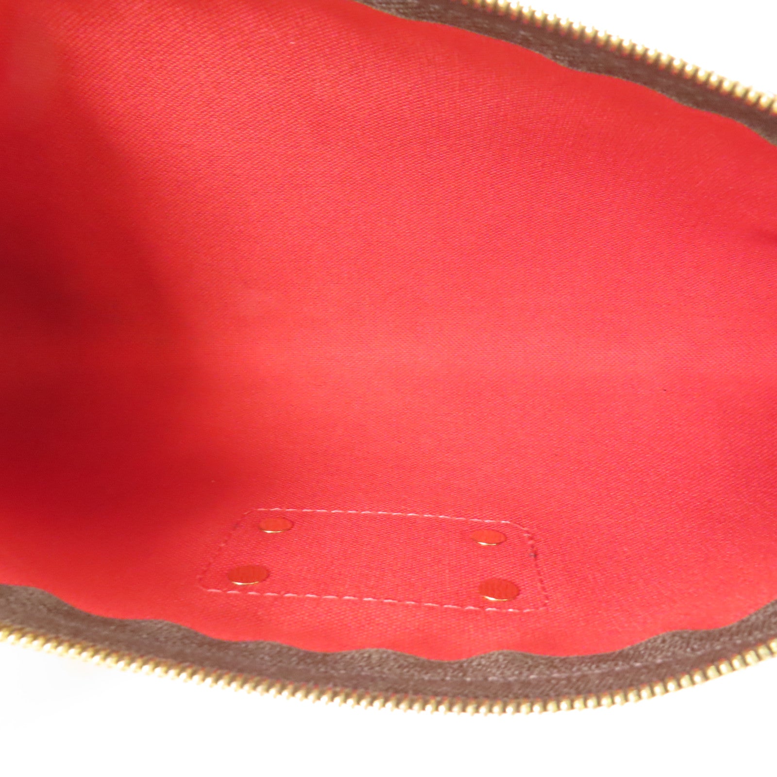 LOUIS VUITTON Damier Eva金扣手挽肩背兩用袋棕色