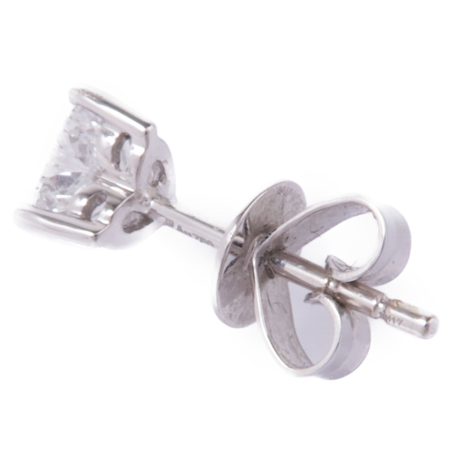 JEWELRY 18K白金Single Diamond Earring鑽石耳環
