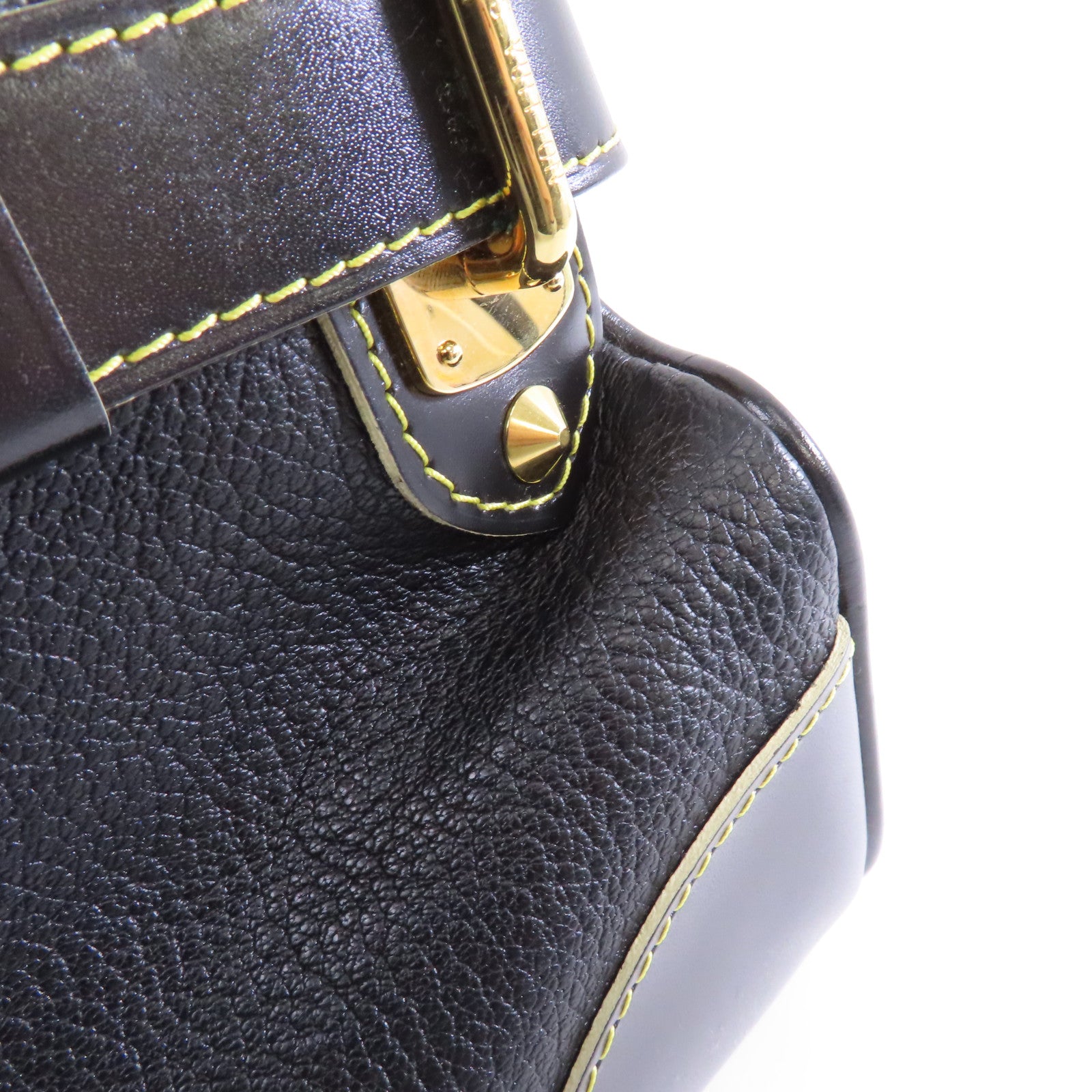 LOUIS VUITTON Suhari皮革Le Radieux金扣手挽袋黑色