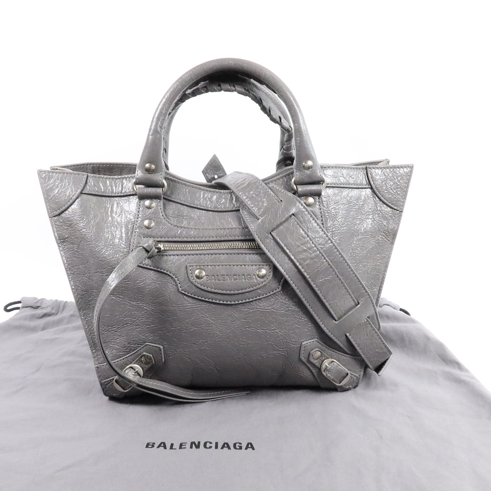 BALENCIAGA 牛皮皮革Neo Classic M Upside Down Bag手挽肩背兩用袋