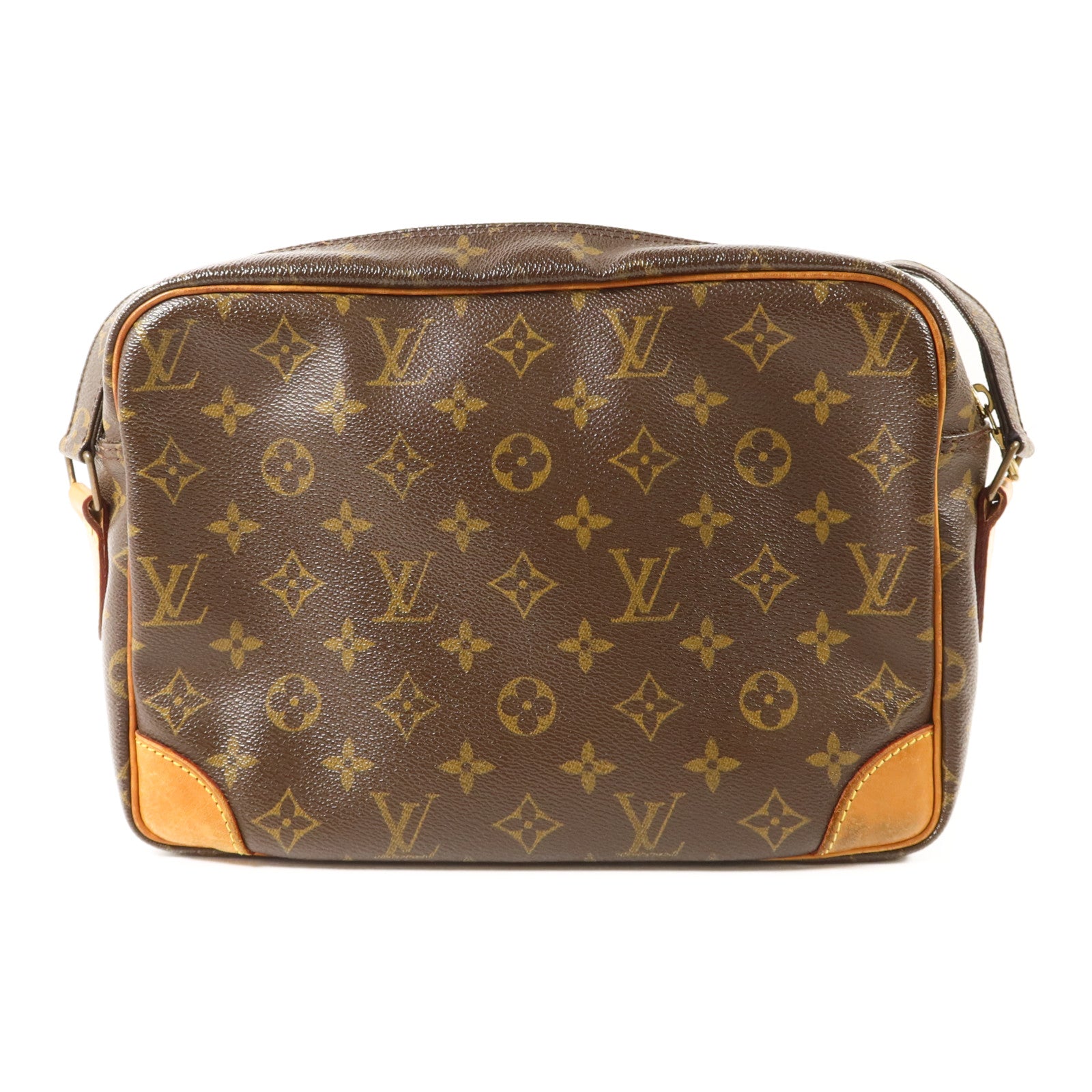 LOUIS VUITTON Monogram Nile金扣肩背袋