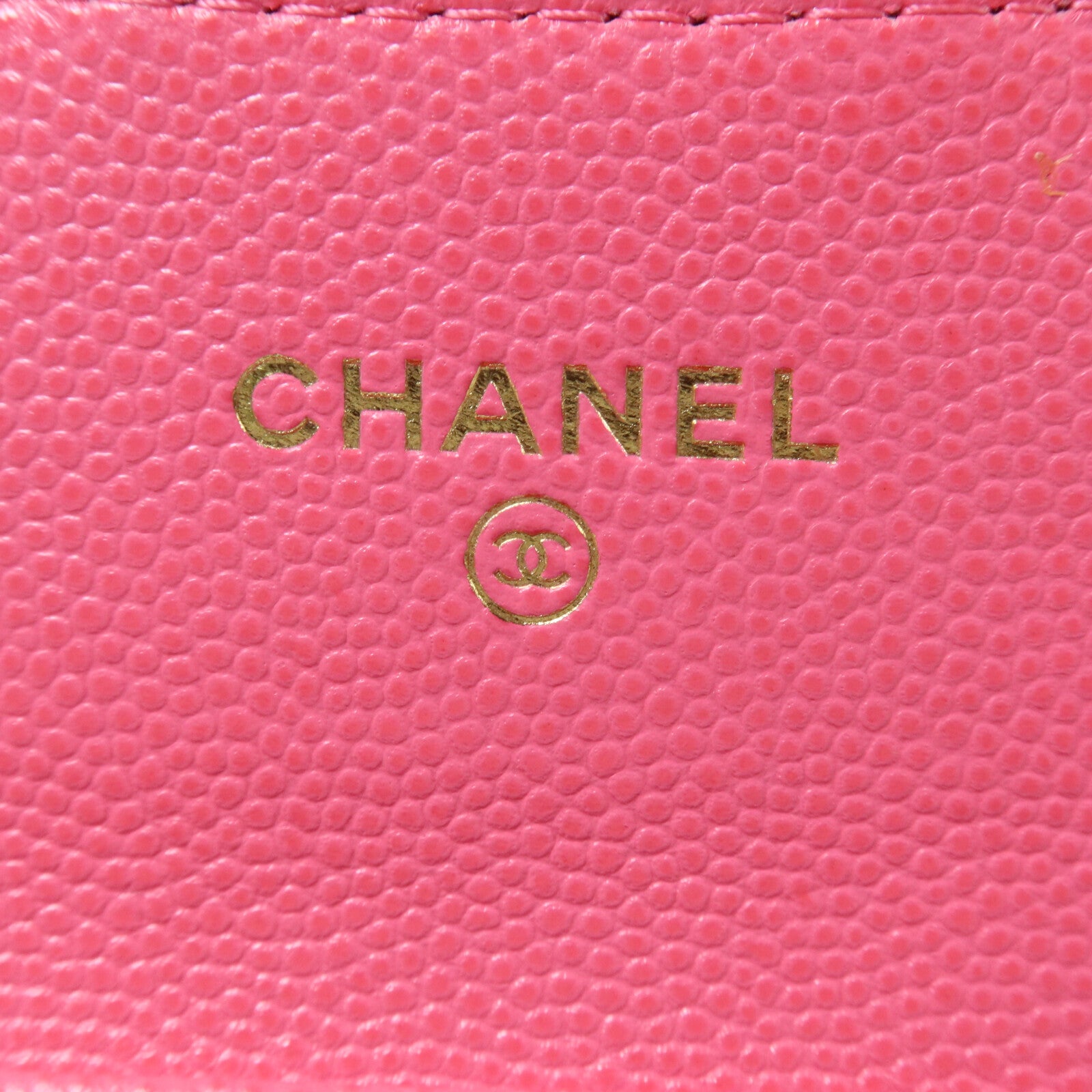 CHANEL 牛皮皮革Quiled Flap Card Holder On Chain鏈帶肩背袋