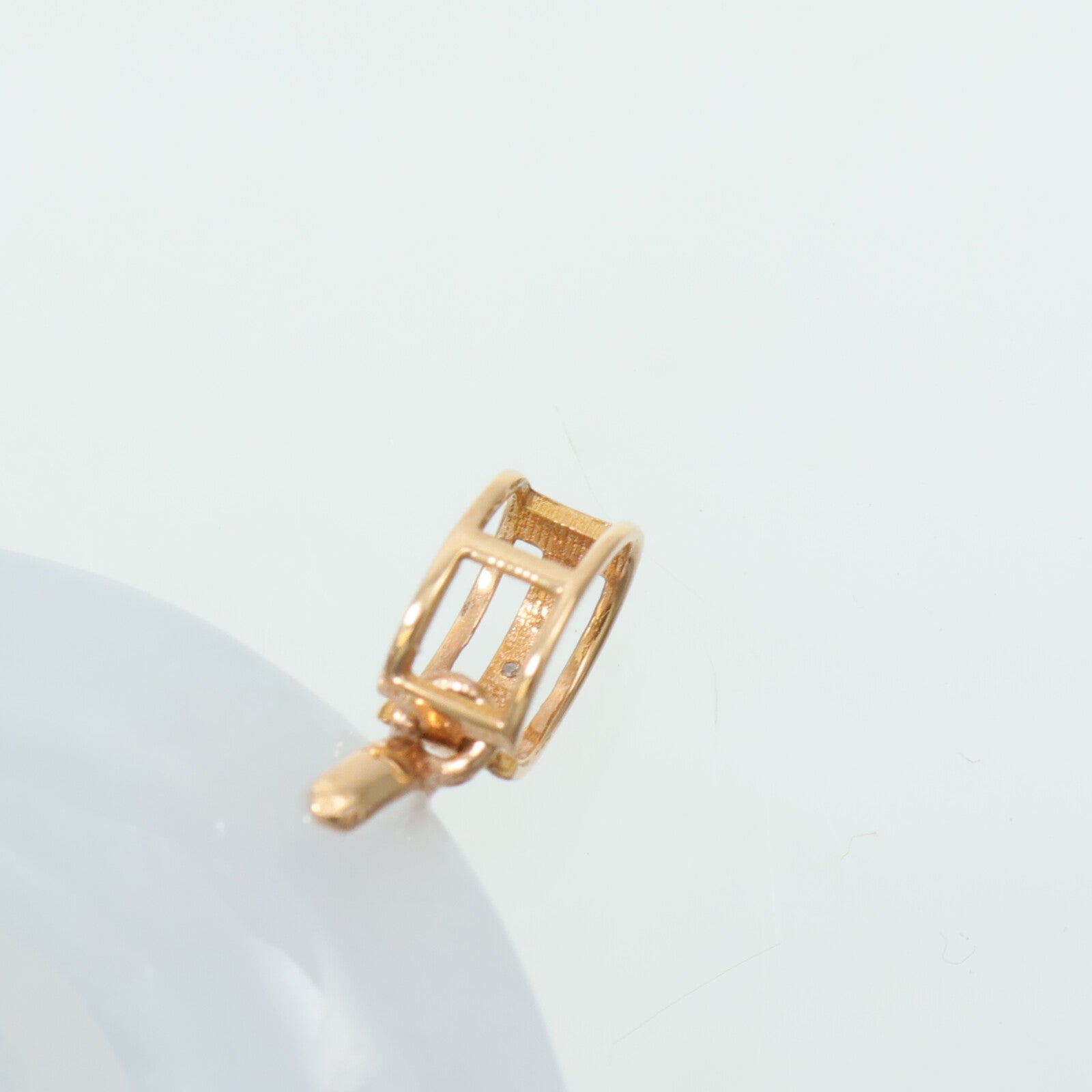 JEWELRY 18K玫瑰金Jade Pendant翡翠吊墜
