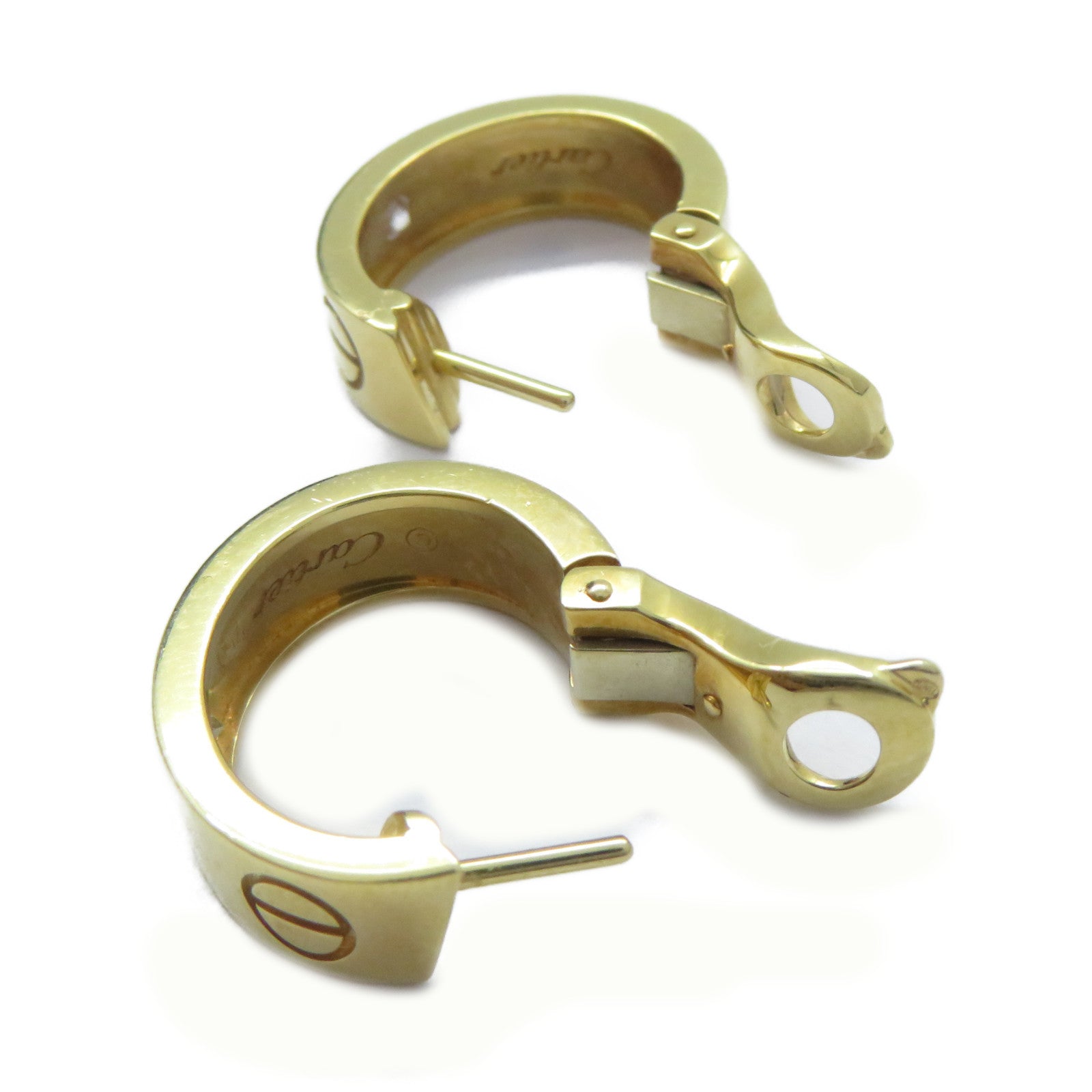 CARTIER 18K金Love Diamond Earrings鑽石耳環