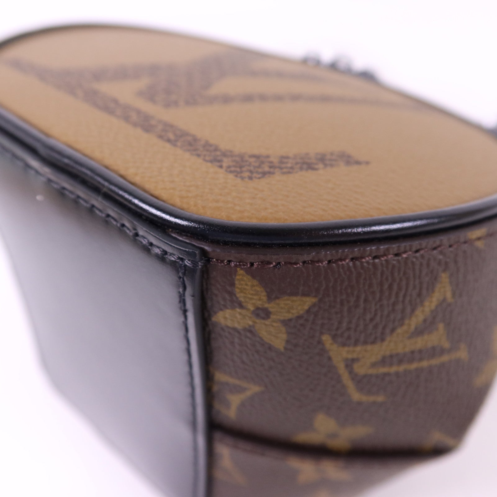LOUIS VUITTON Monogram Reverse Boursicot BC鏈帶肩背袋