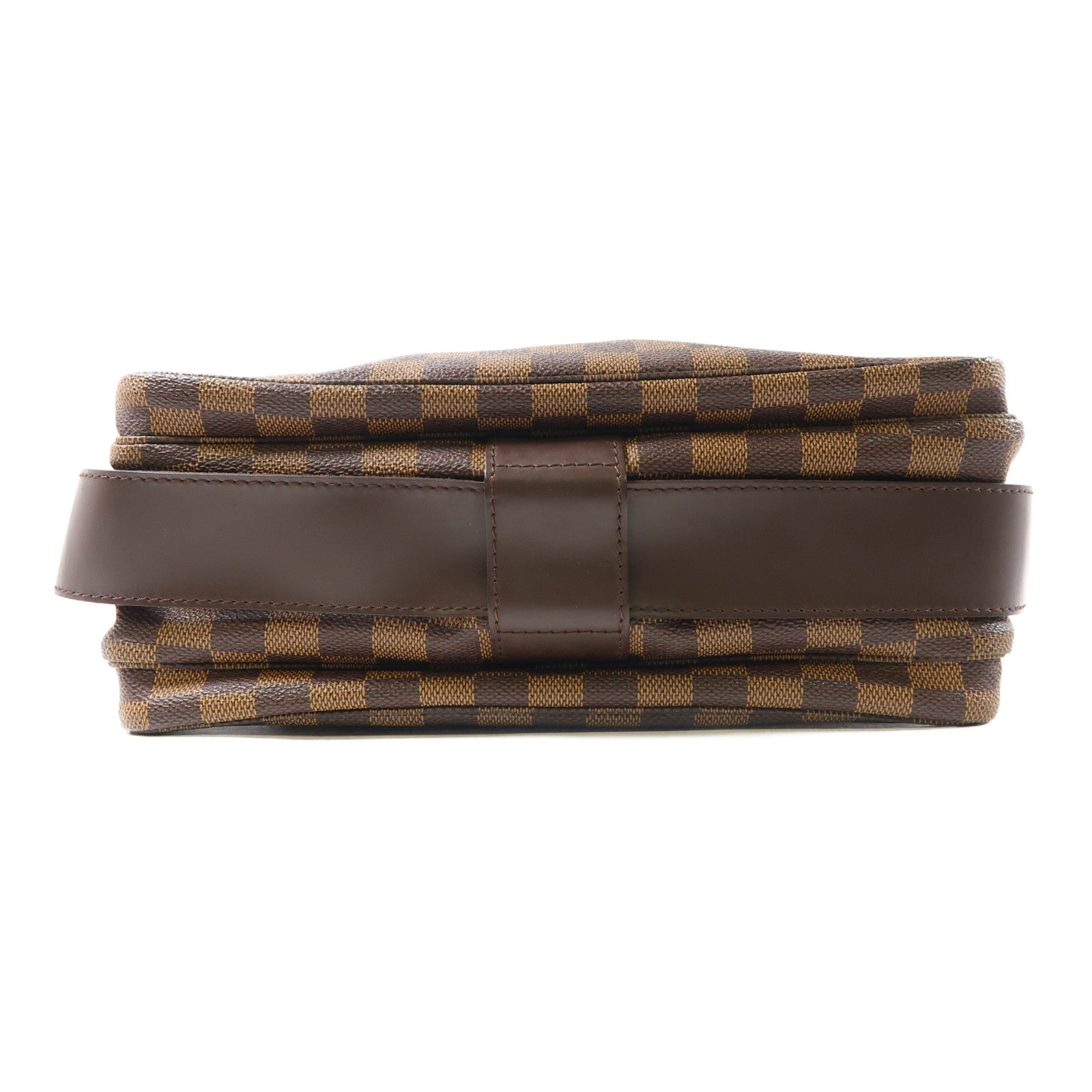 LOUIS VUITTON Damier Naviglio金扣肩背袋啡色