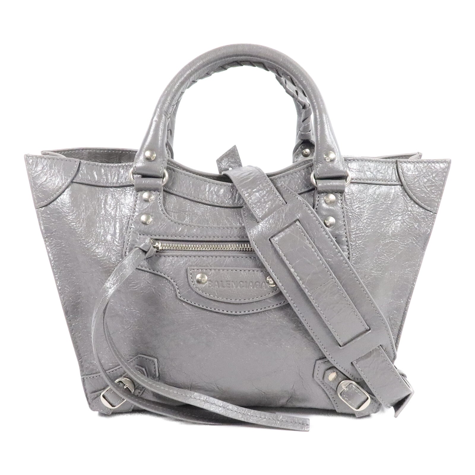 BALENCIAGA 牛皮皮革Neo Classic M Upside Down Bag手挽肩背兩用袋