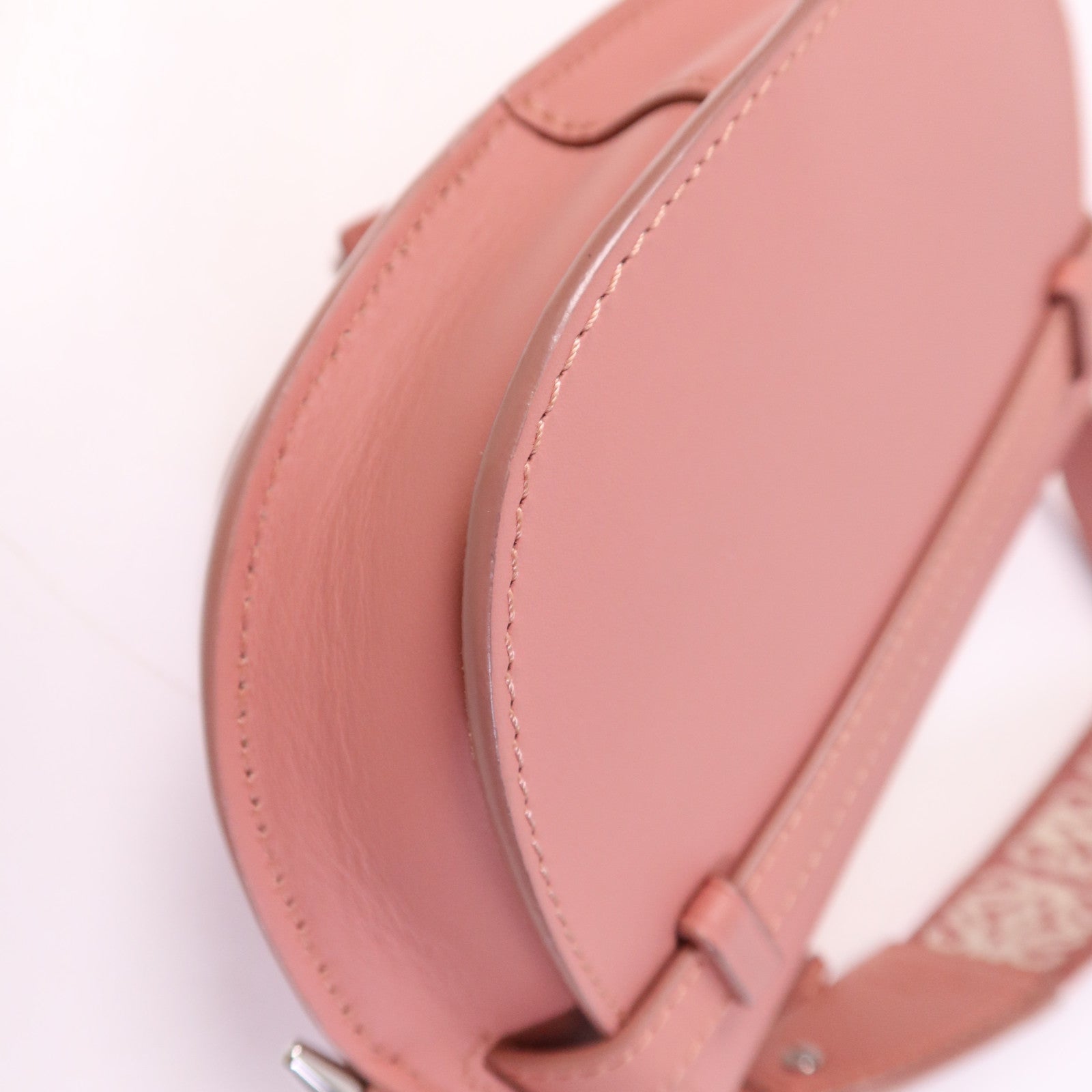 LOEWE 牛皮皮革Mini Gate Dual銀扣肩背袋