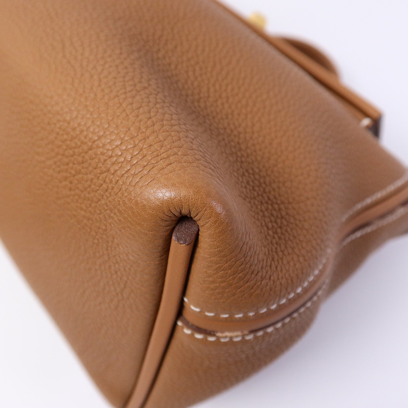 HERMES Clemence皮革24/24 29cm手挽肩背兩用袋Gold
