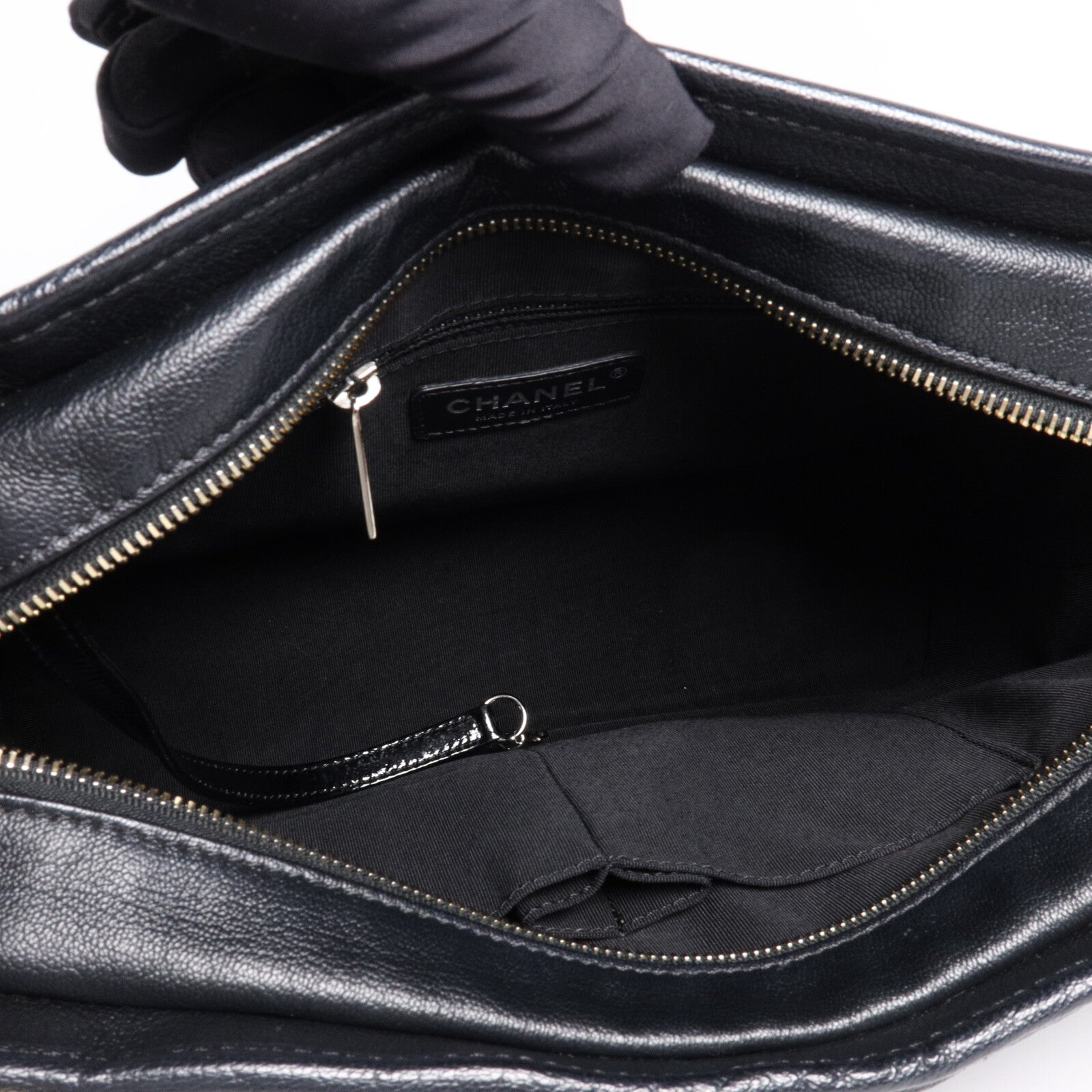 CHANEL 牛皮皮革Gabrielle Hobo Bag鏈帶肩背袋