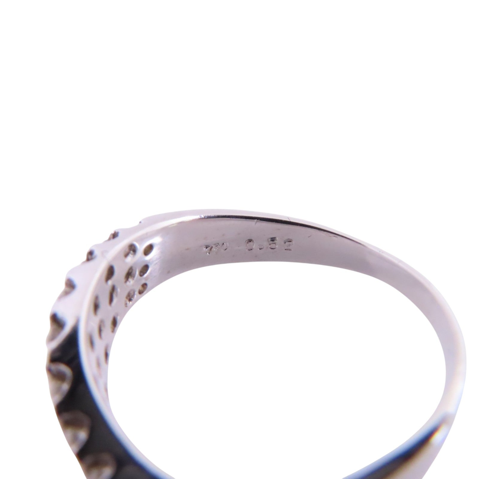 JEWELRY 18K白金/鑽石Diamond Ring戒指US#7.75