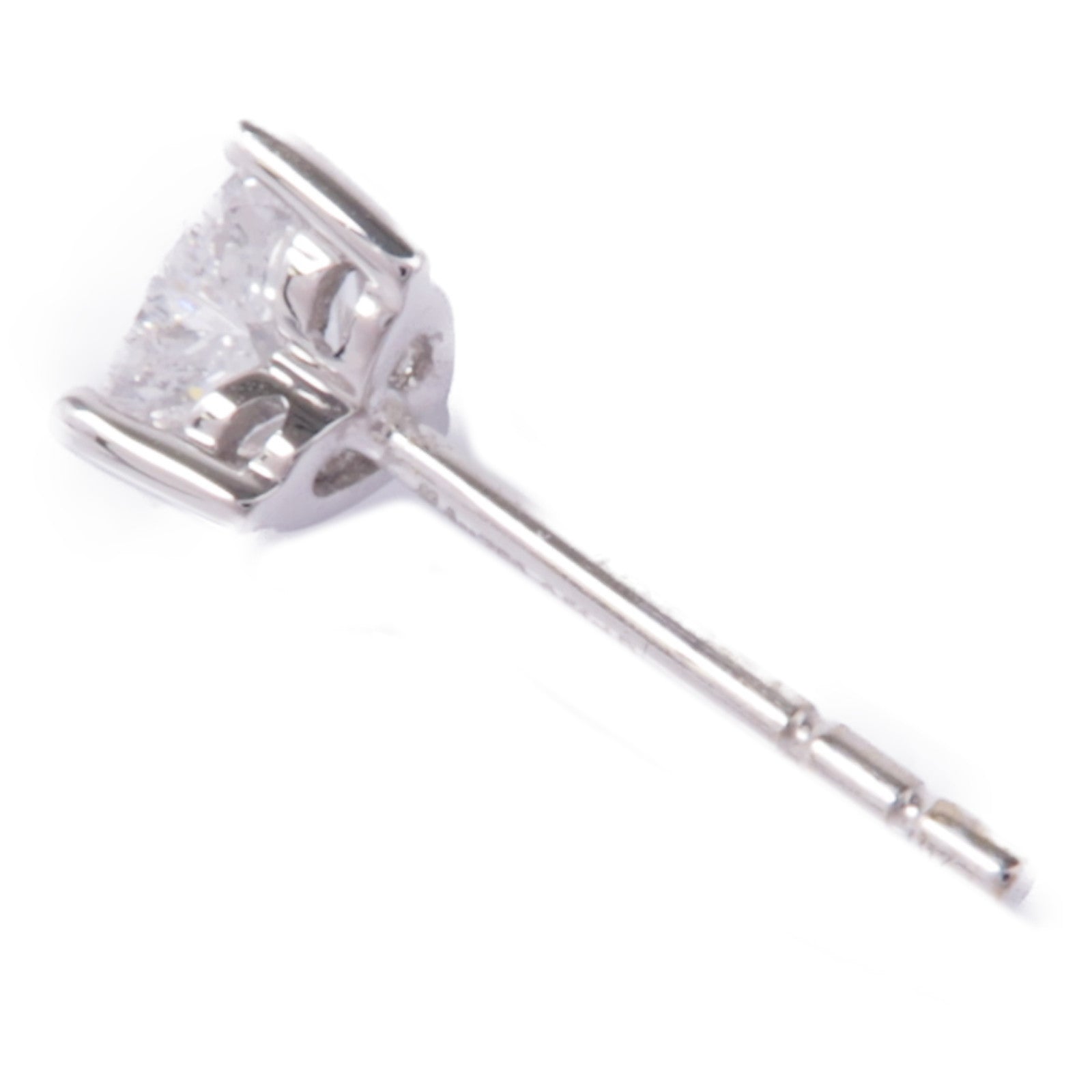 JEWELRY 18K白金Single Diamond Earring鑽石耳環