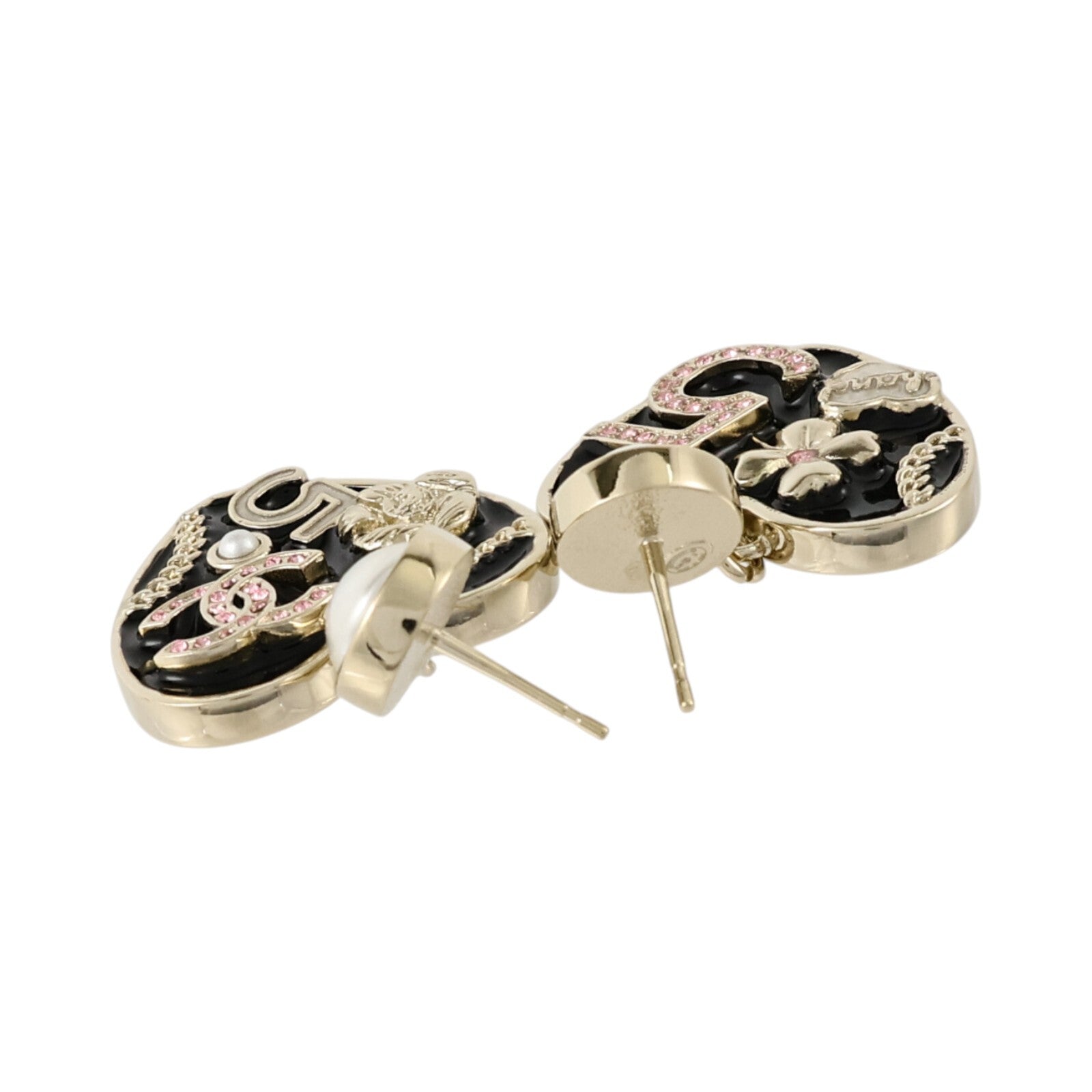 CHANEL 金屬/PVC/琺瑯Earrings耳環