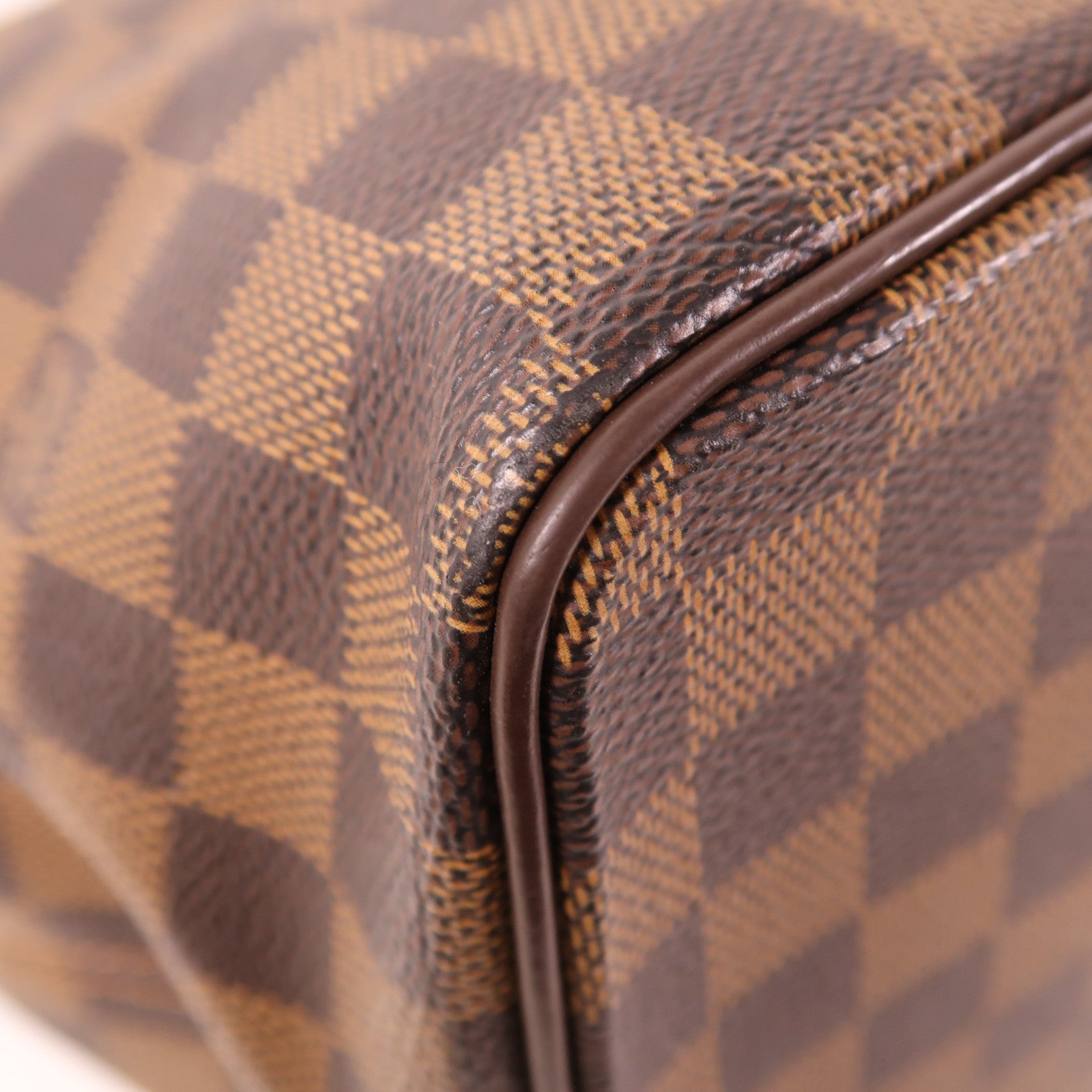 LOUIS VUITTON Damier Saleya MM金扣肩背袋/手挽袋