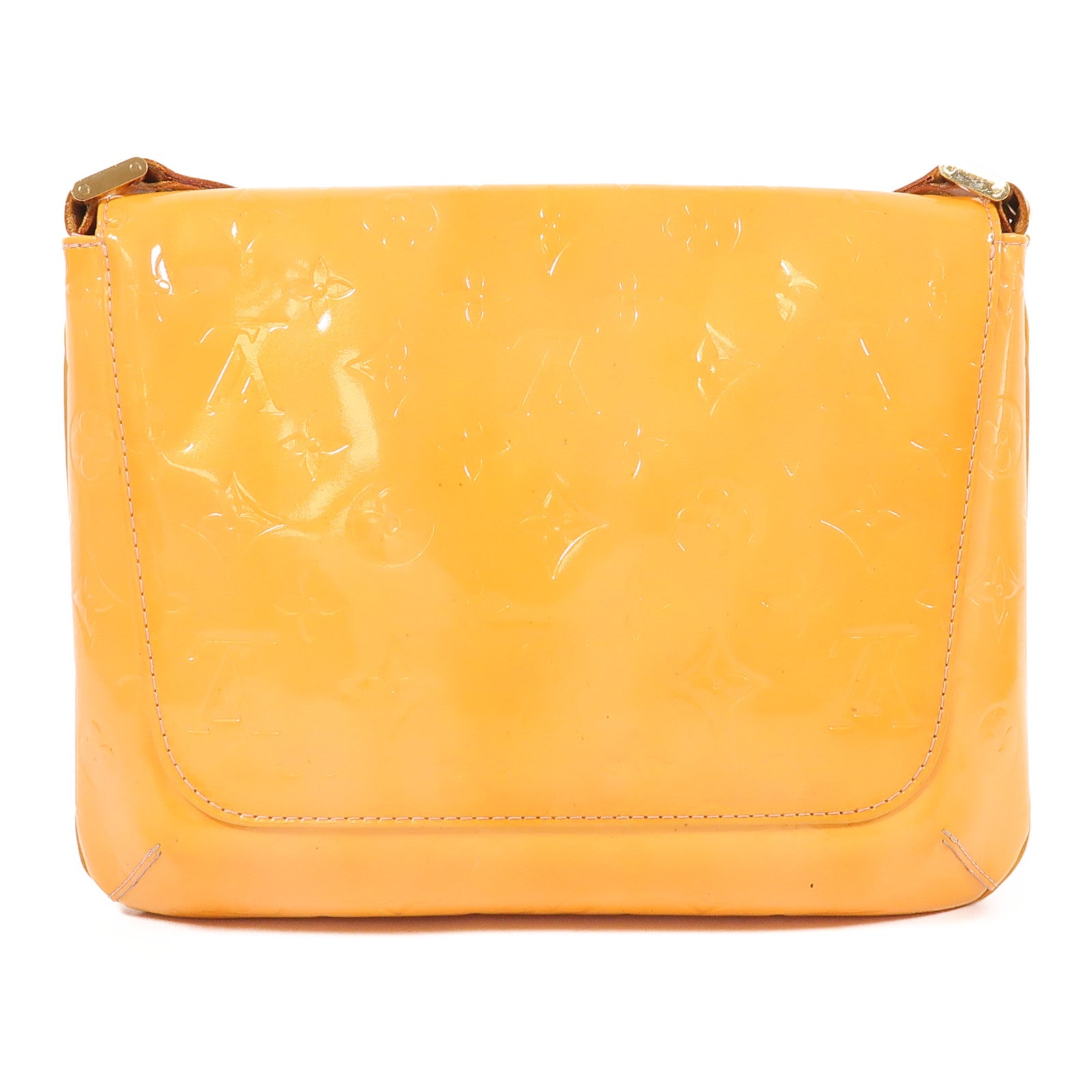 LOUIS VUITTON LV GHW Thompson Street Shoulder Bag M91124 Monogram Vernis Yellow