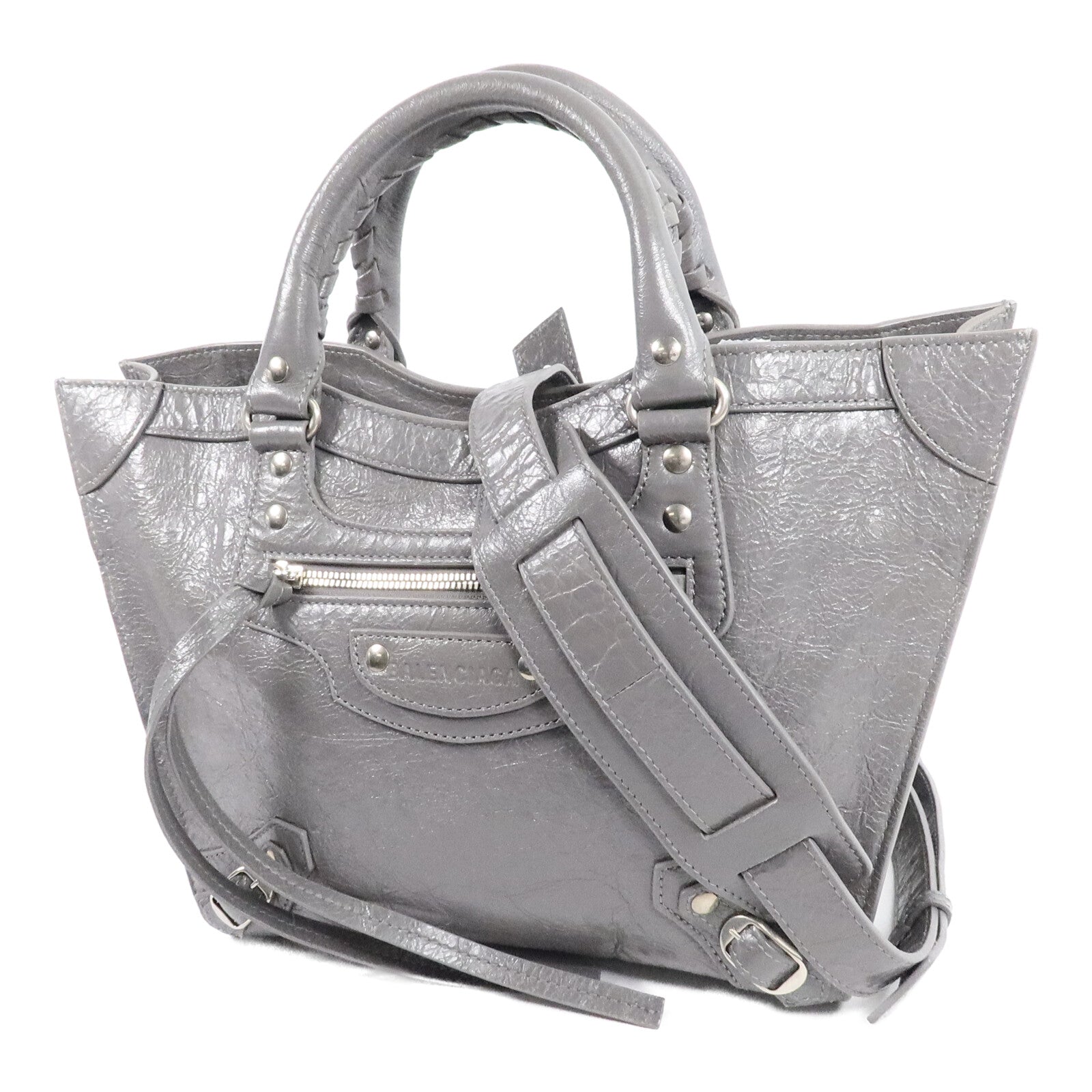BALENCIAGA 牛皮皮革Neo Classic M Upside Down Bag手挽肩背兩用袋