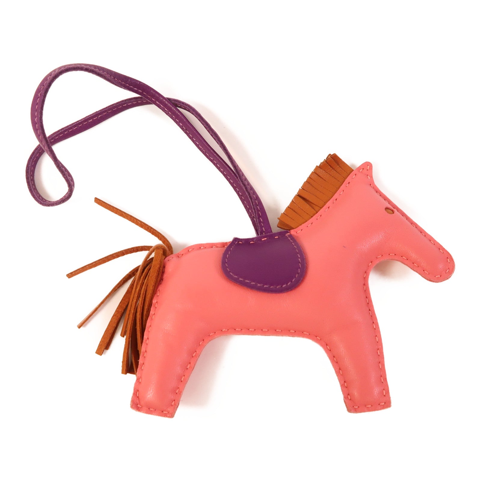 HERMES Milo皮革Rodeo GM掛飾