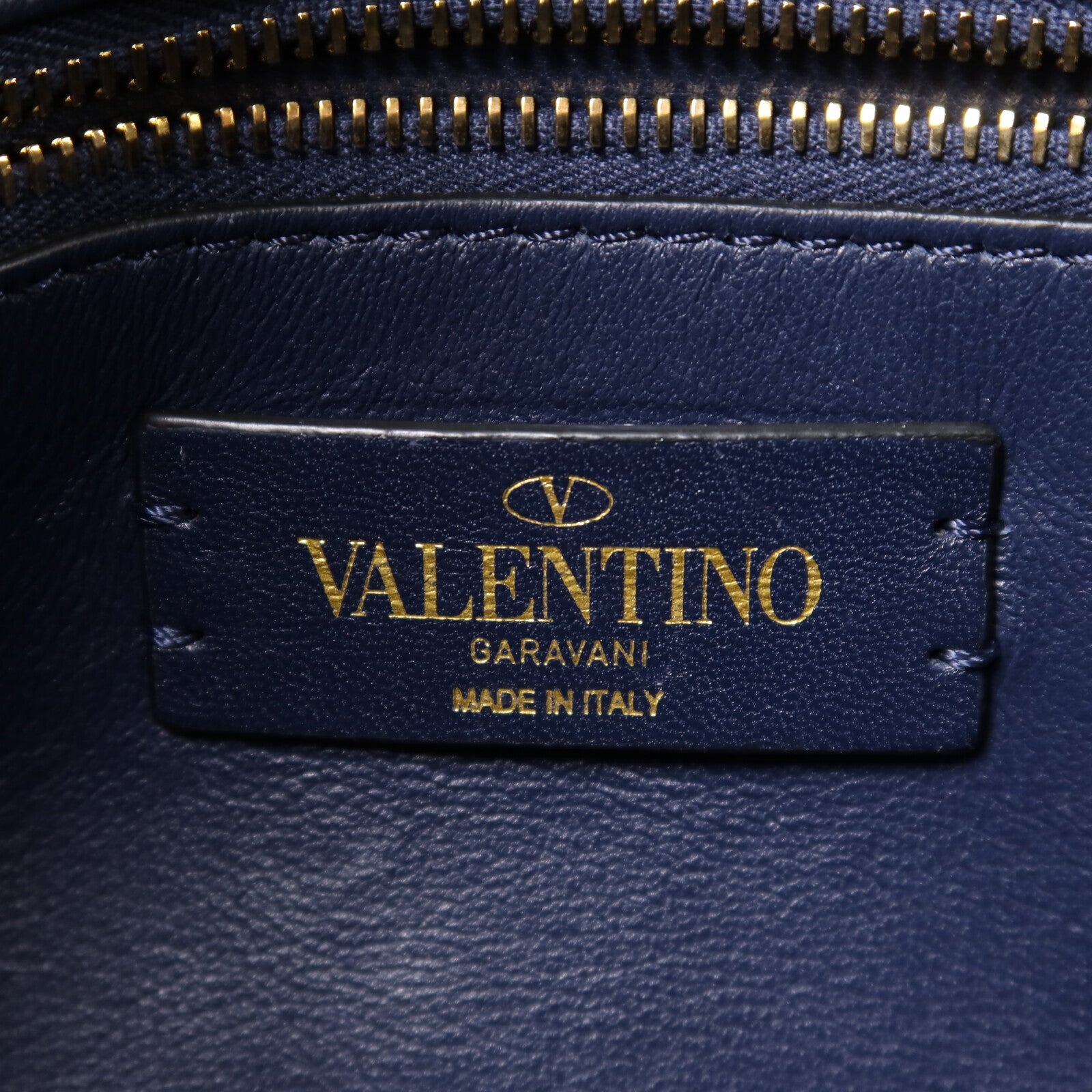 Valentino 牛皮皮革Syud Flap金扣鏈帶手挽肩背兩用袋