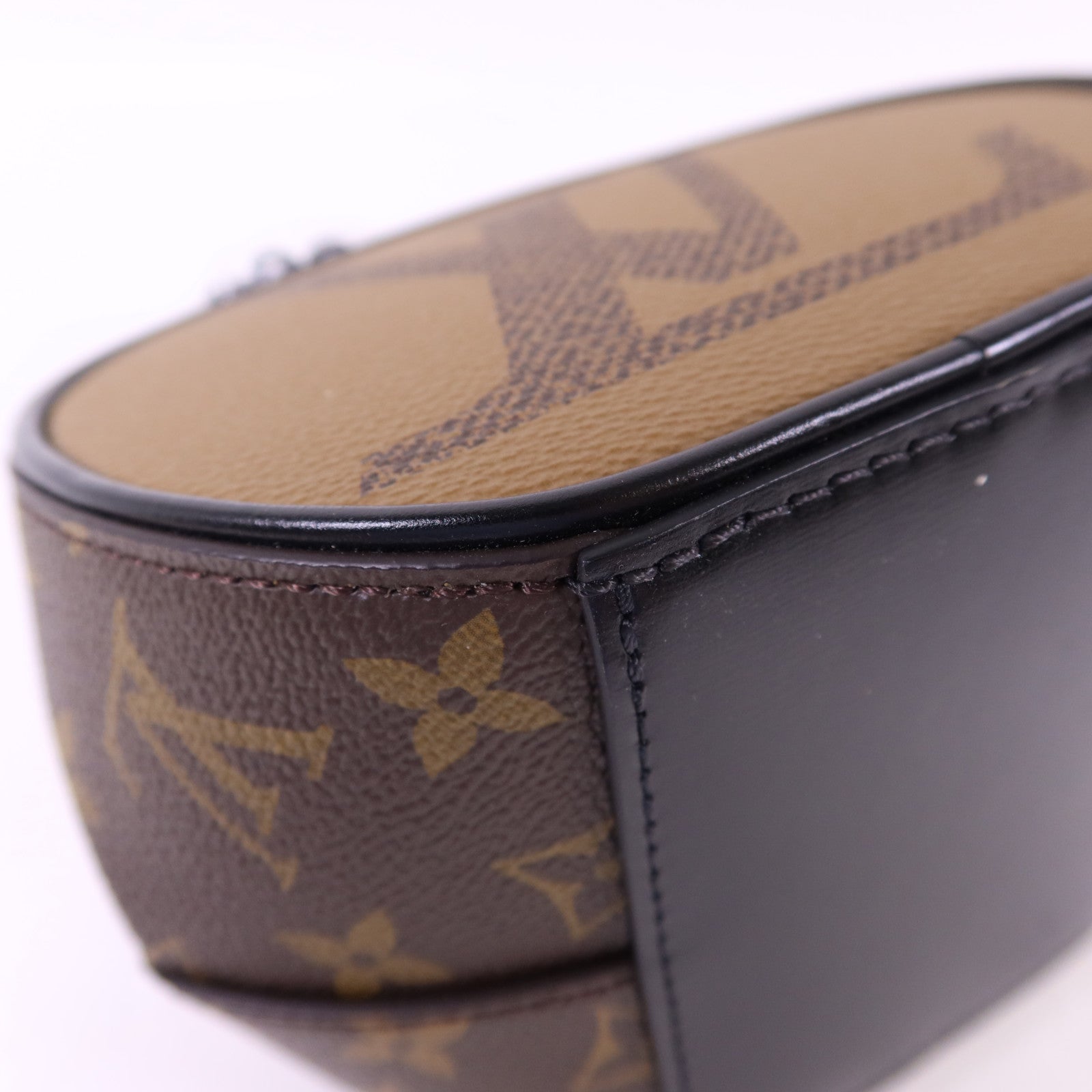 LOUIS VUITTON Monogram Reverse Boursicot BC鏈帶肩背袋