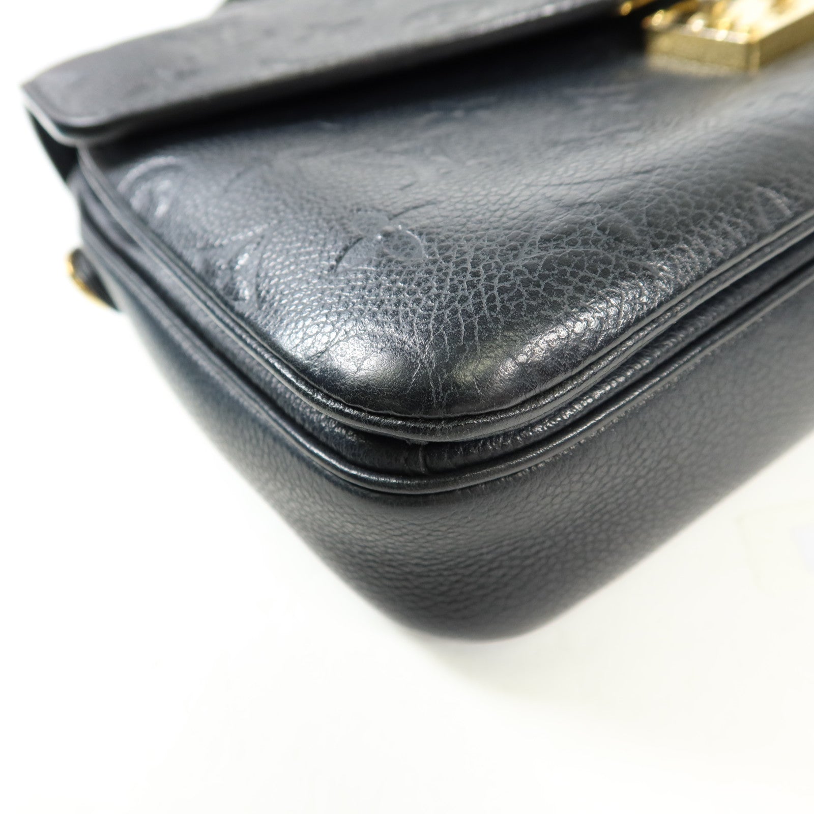 LOUIS VUITTON Monogram Empreinte Pochette Metis金扣手挽肩背兩用袋