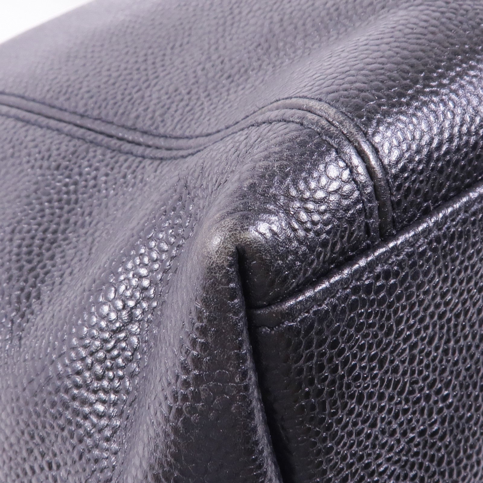 CHANEL 牛皮皮革Shoulder Tote金扣肩背袋/手挽袋